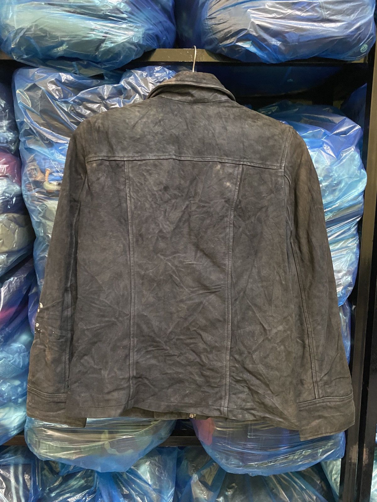 Japanese Brand Blanc Bleu Minuit Vintage Black Suede Jacket Timeless Appeal Size US XS / EU 42 / 0 - 7 Thumbnail