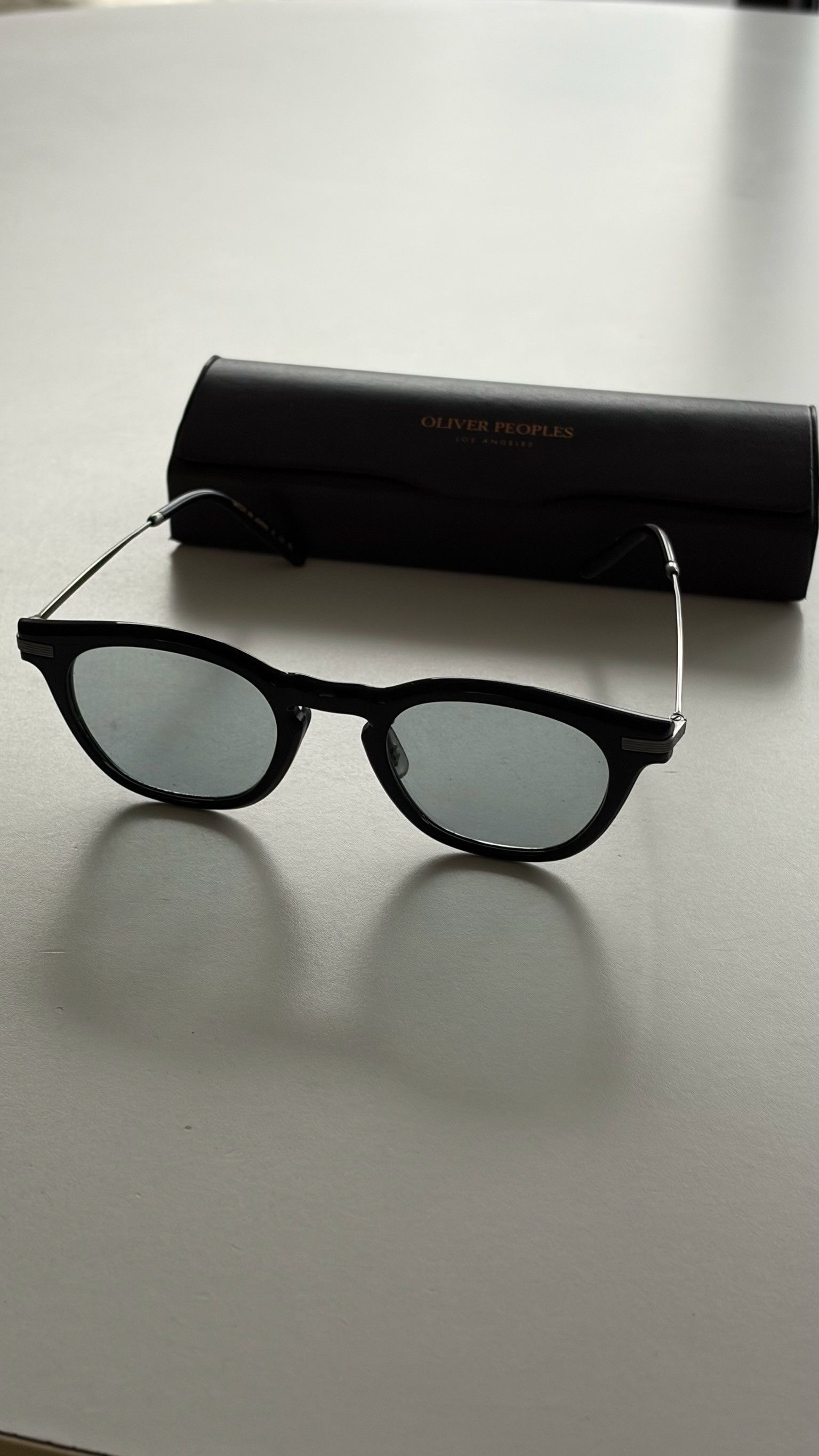 Oliver Peoples Oliver Peoples OV5496 Len Square Eyeglasses (Black) Size ONE SIZE - 7 Thumbnail