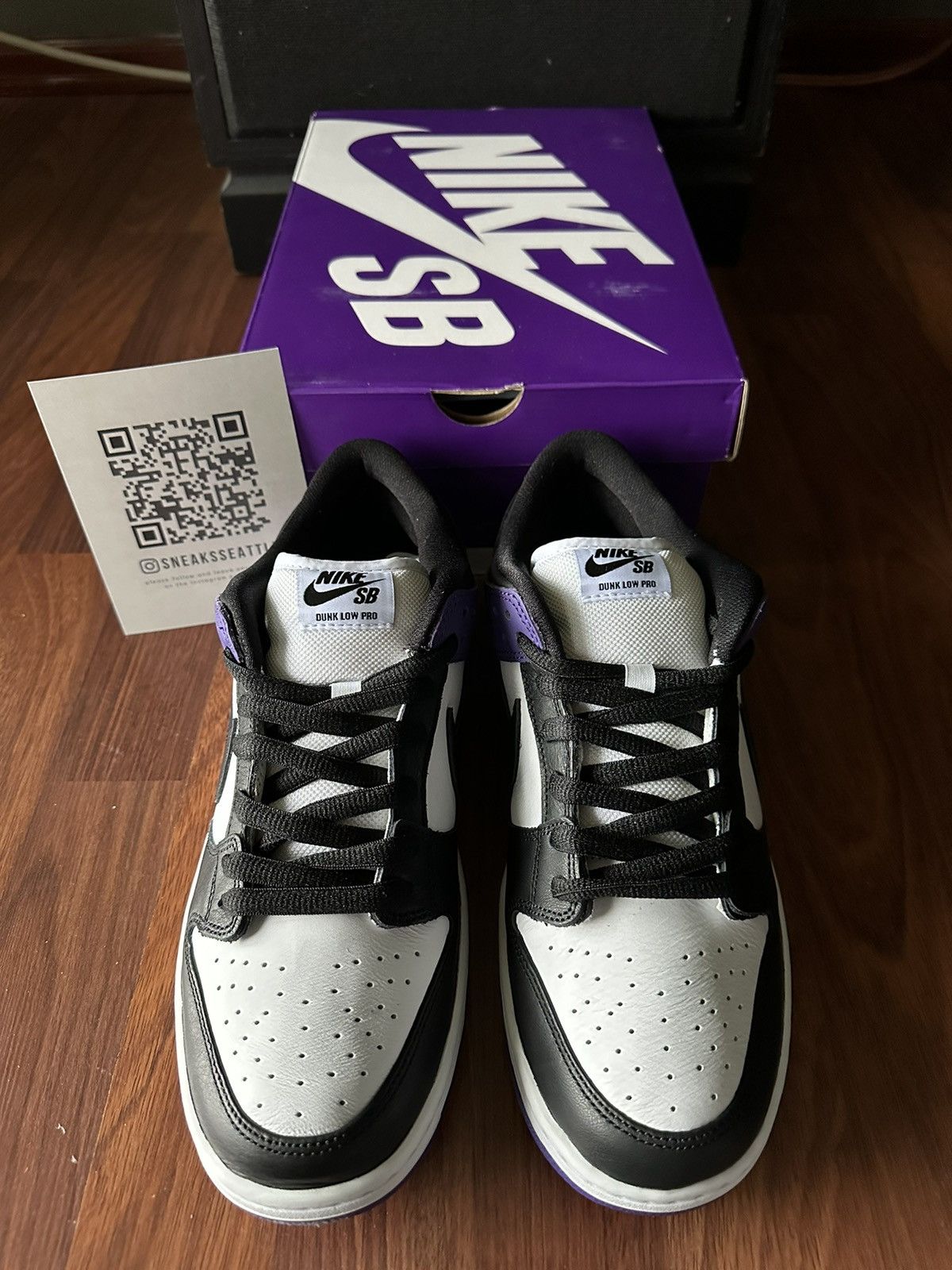 Nike Nike SB Dunk Low Court Purple Size 10.5M BQ6817-500 Size US 10.5 / EU 43-44 - 3 Thumbnail