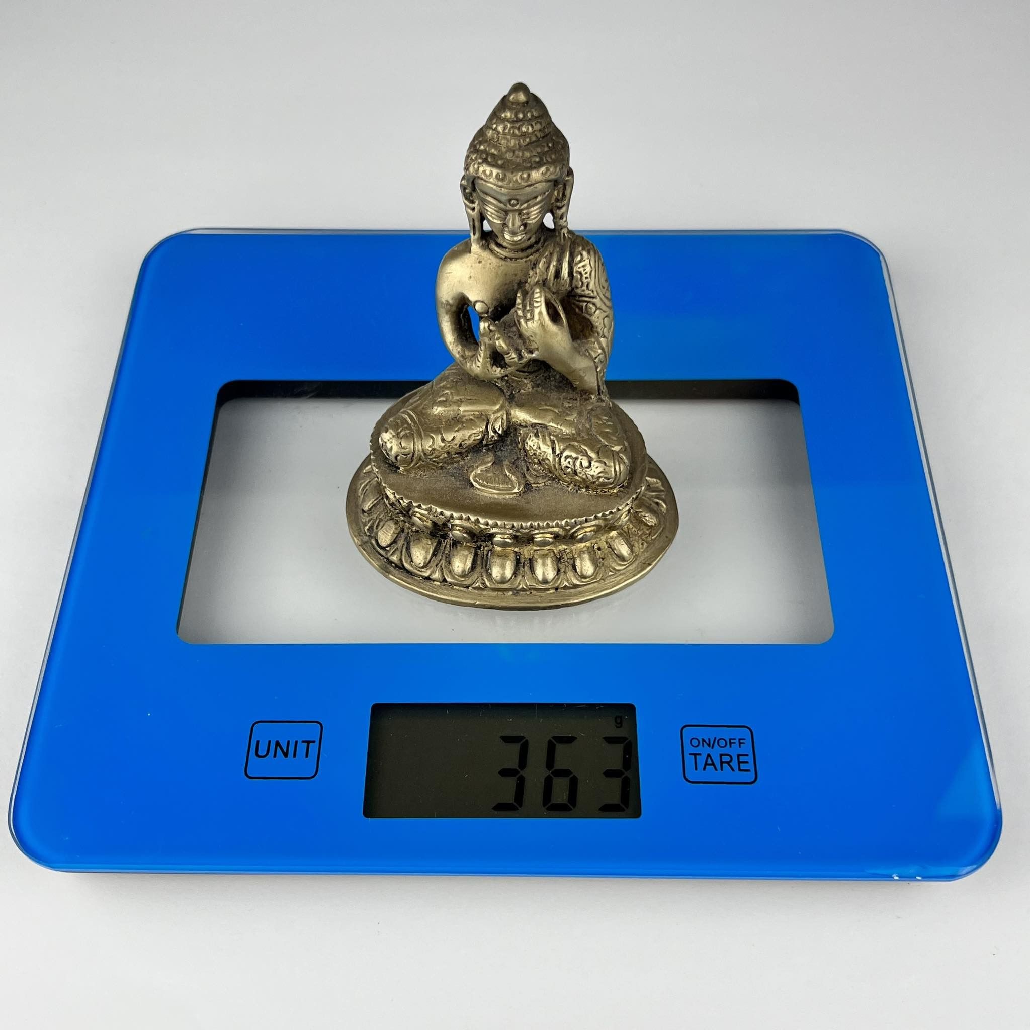 Vintage Antique Bronze Buddha Ganesh Figure Statue Tibet Lotus Size ONE SIZE - 6 Thumbnail