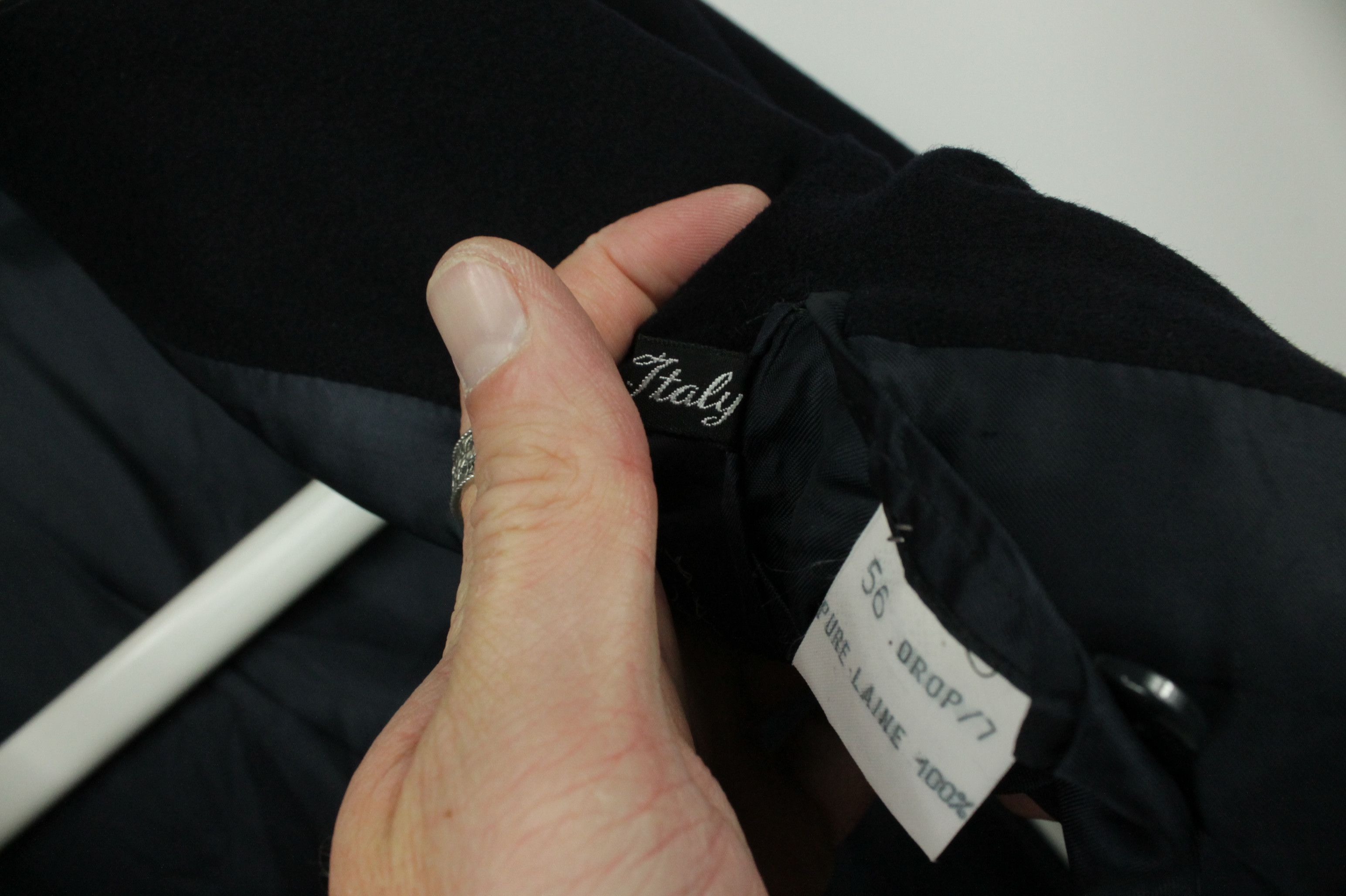 Loro Piana Vintage Bongenie Grieder Loro Piana Pure Lana Navy Overcoat Size US XL / EU 56 / 4 - 11 Thumbnail