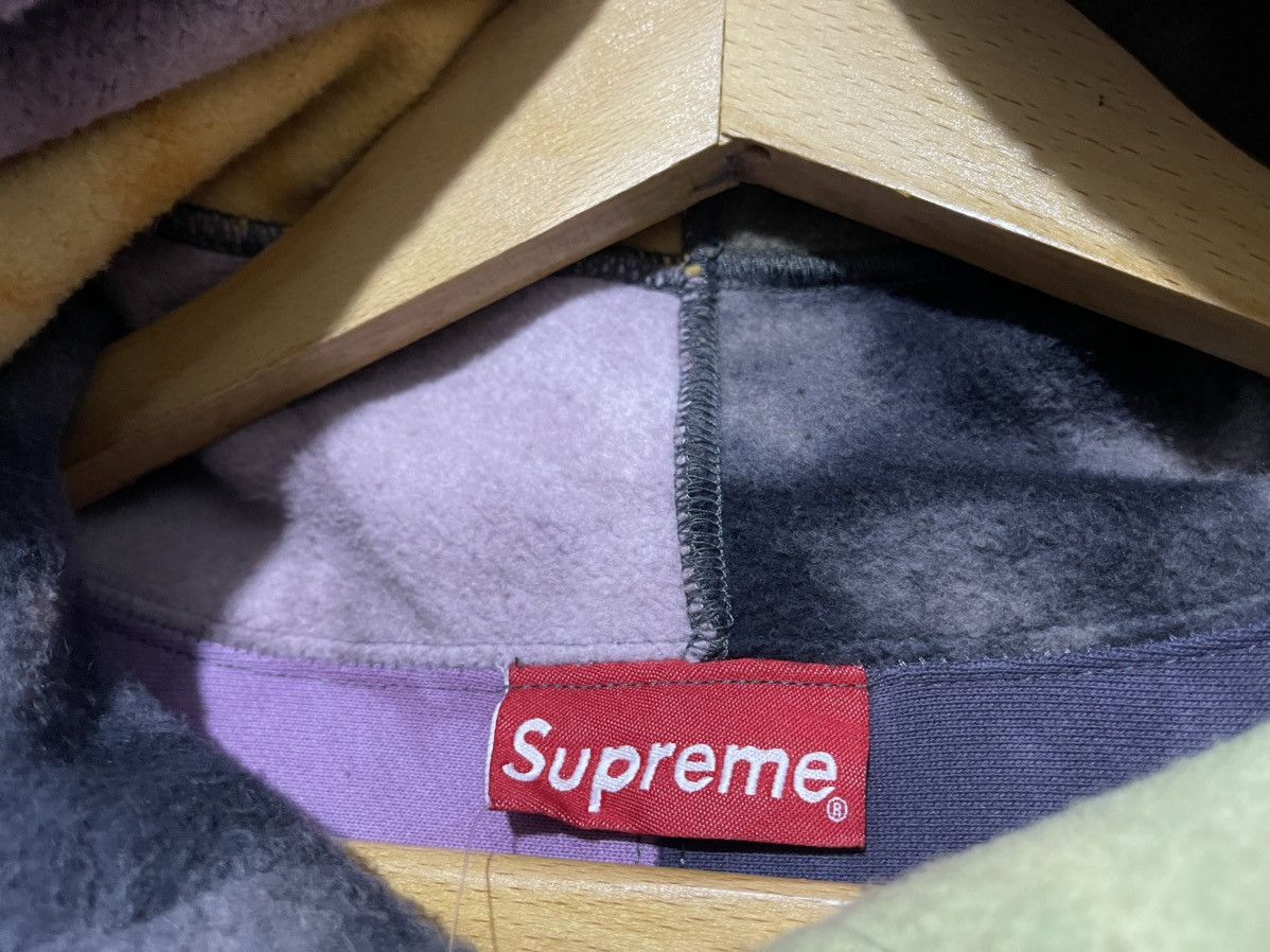 Supreme Supreme SS19 Patchwork Tie Dye Hooded Sweatshirt Medium Size US M / EU 48-50 / 2 - 8 Thumbnail