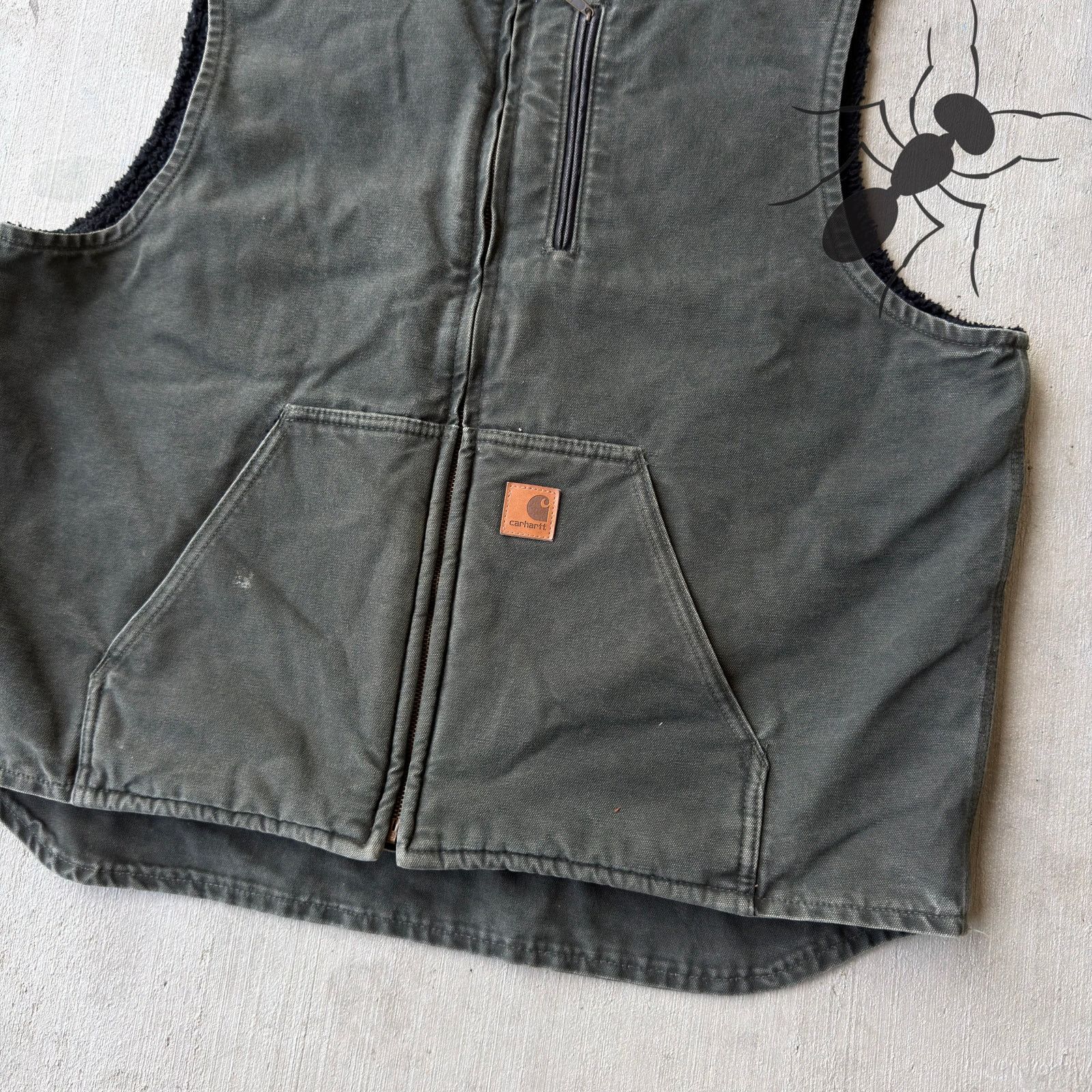 Carhartt × Vintage Carhartt V33 green work wear vest Size US XL / EU 56 / 4 - 2 Thumbnail