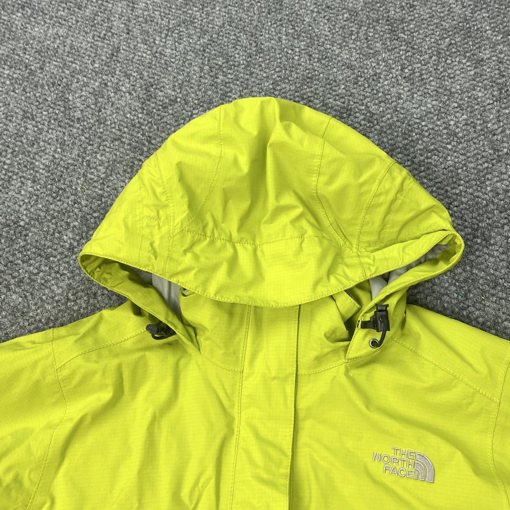 The North Face The North Face Jacket Womens Medium Hooded Waterproof Outdoor Rain Coat Yellow HyVent Full Zip Size M / US 6-8 / IT 42-44 - 5 Thumbnail