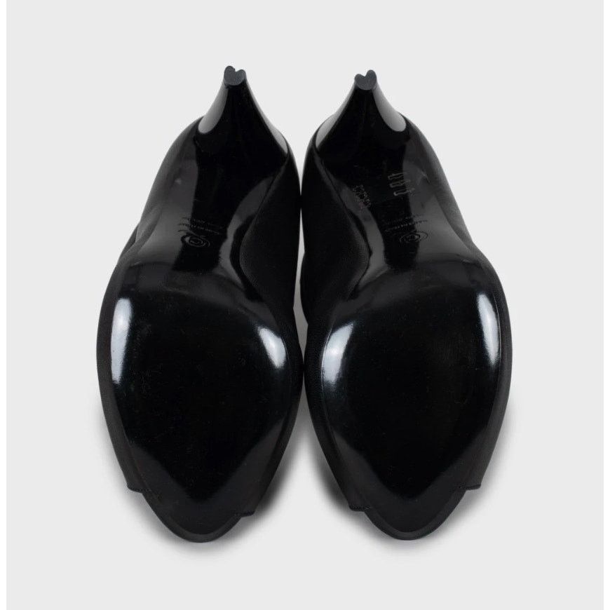 Alexander McQueen NWOB Alexander McQueen Black Leather Open-Toe Boots Sz.37 Size US 7 / IT 37 - 5 Thumbnail