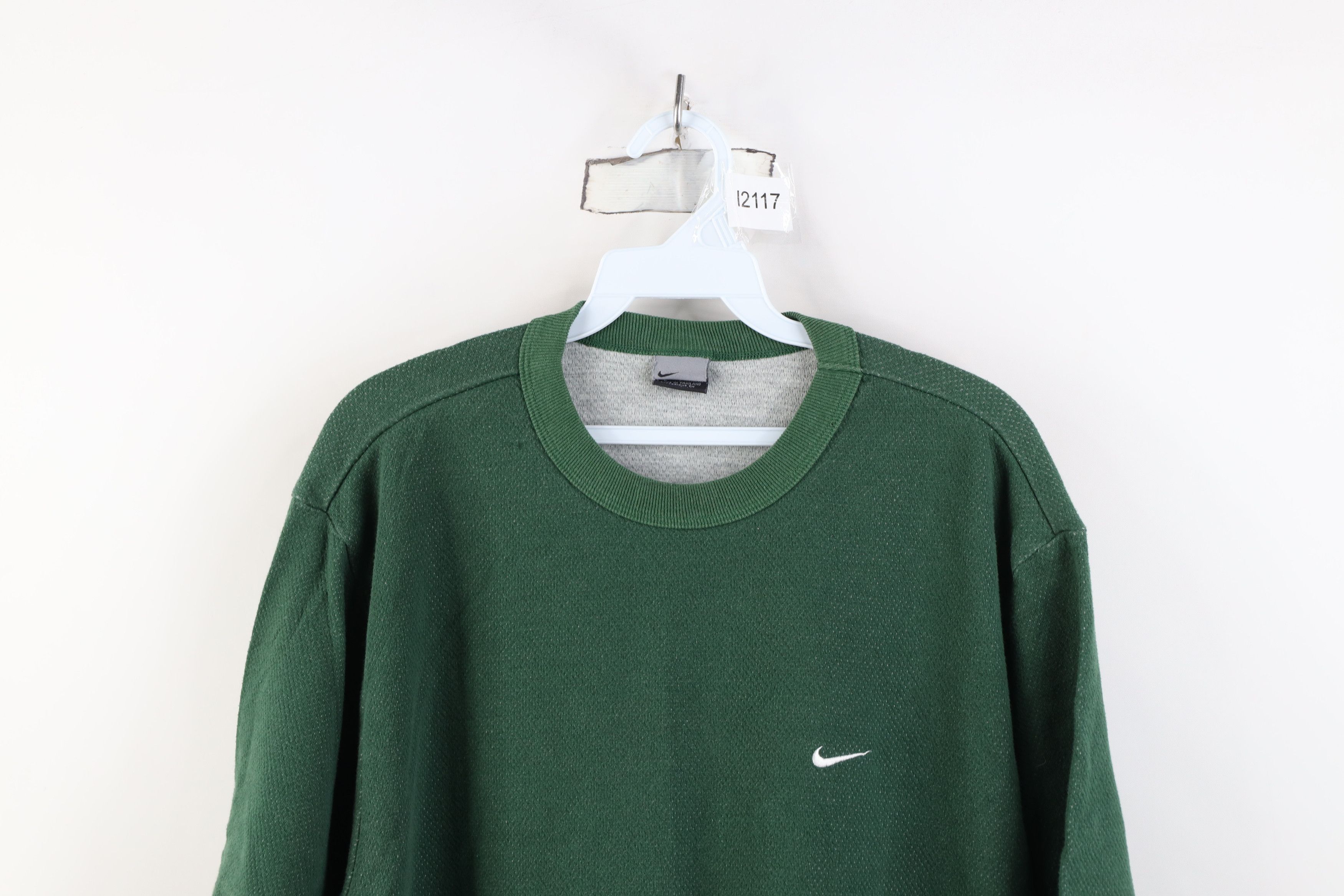 Nike Vintage Nike Scott Mini Swoosh Jersey Knit T-Shirt Green Size US L / EU 52-54 / 3 - 2 Thumbnail