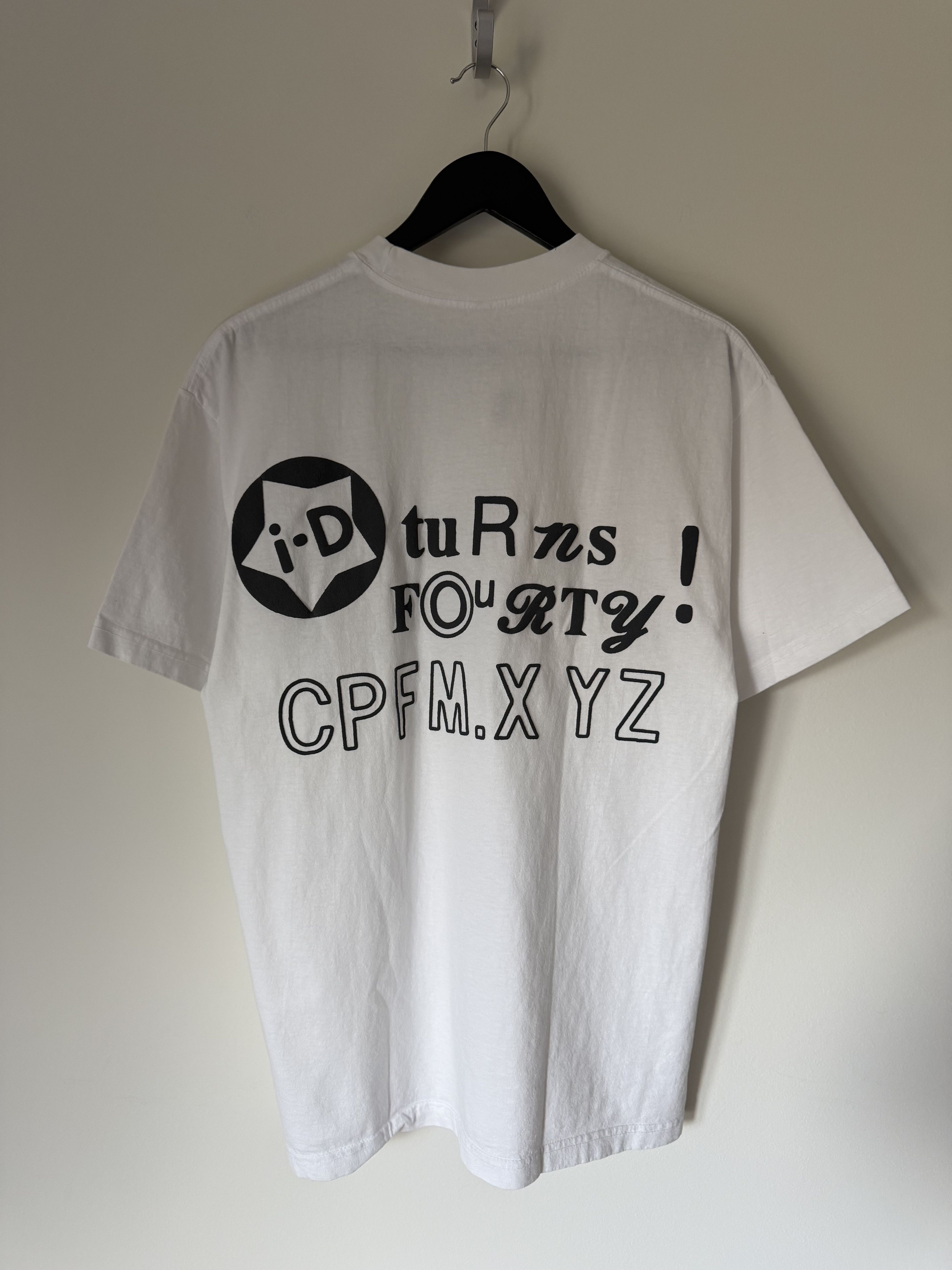 Cactus Plant Flea Market Cactus Plant Flea Market ID 40th Anniversary Tee in White Size US M / EU 48-50 / 2 - 4 Thumbnail