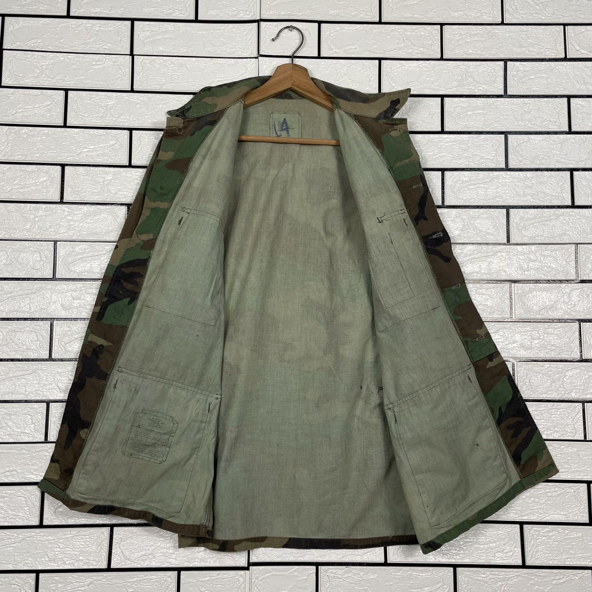 Vintage Vintage 80s USMC BDU Woodland Camo Combat Jacket Size US S / EU 44-46 / 1 - 11 Thumbnail