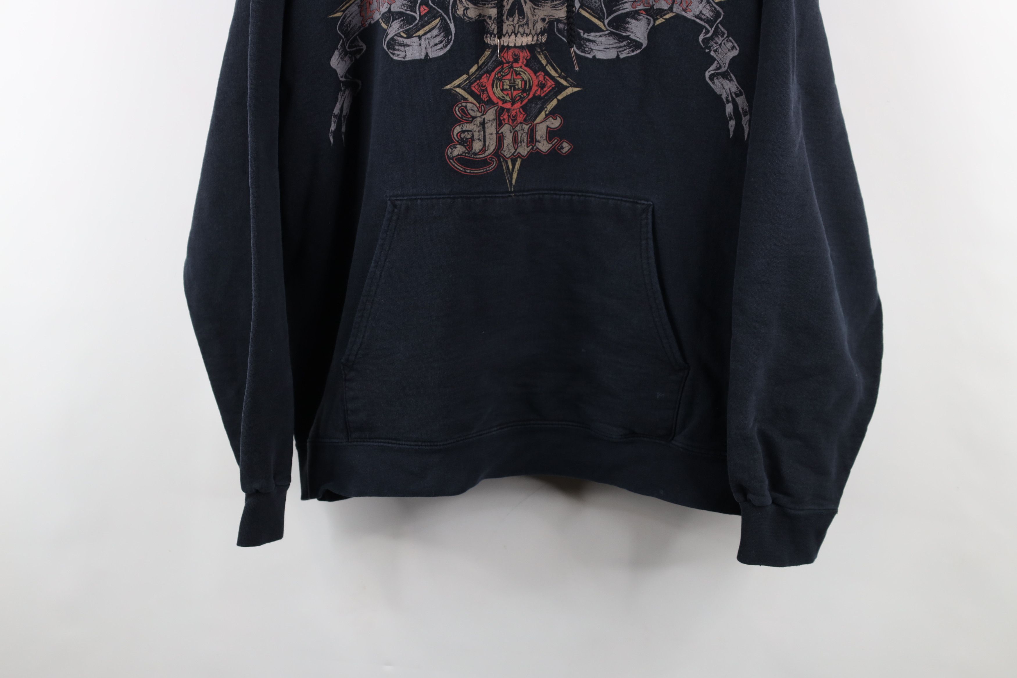 Vintage Vintage 90s Y2K Streetwear Hellanbach Cross Fire Hoodie Size US L / EU 52-54 / 3 - 3 Thumbnail