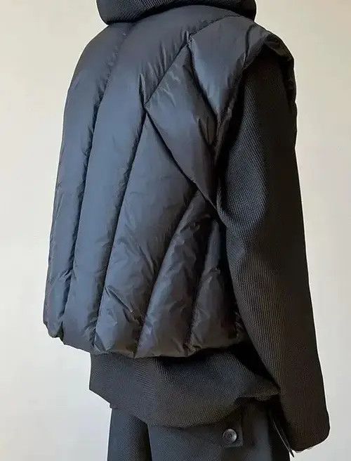 VIBE Avant-garde casual down L undershirt jacket Size US L / EU 52-54 / 3 - 3 Thumbnail
