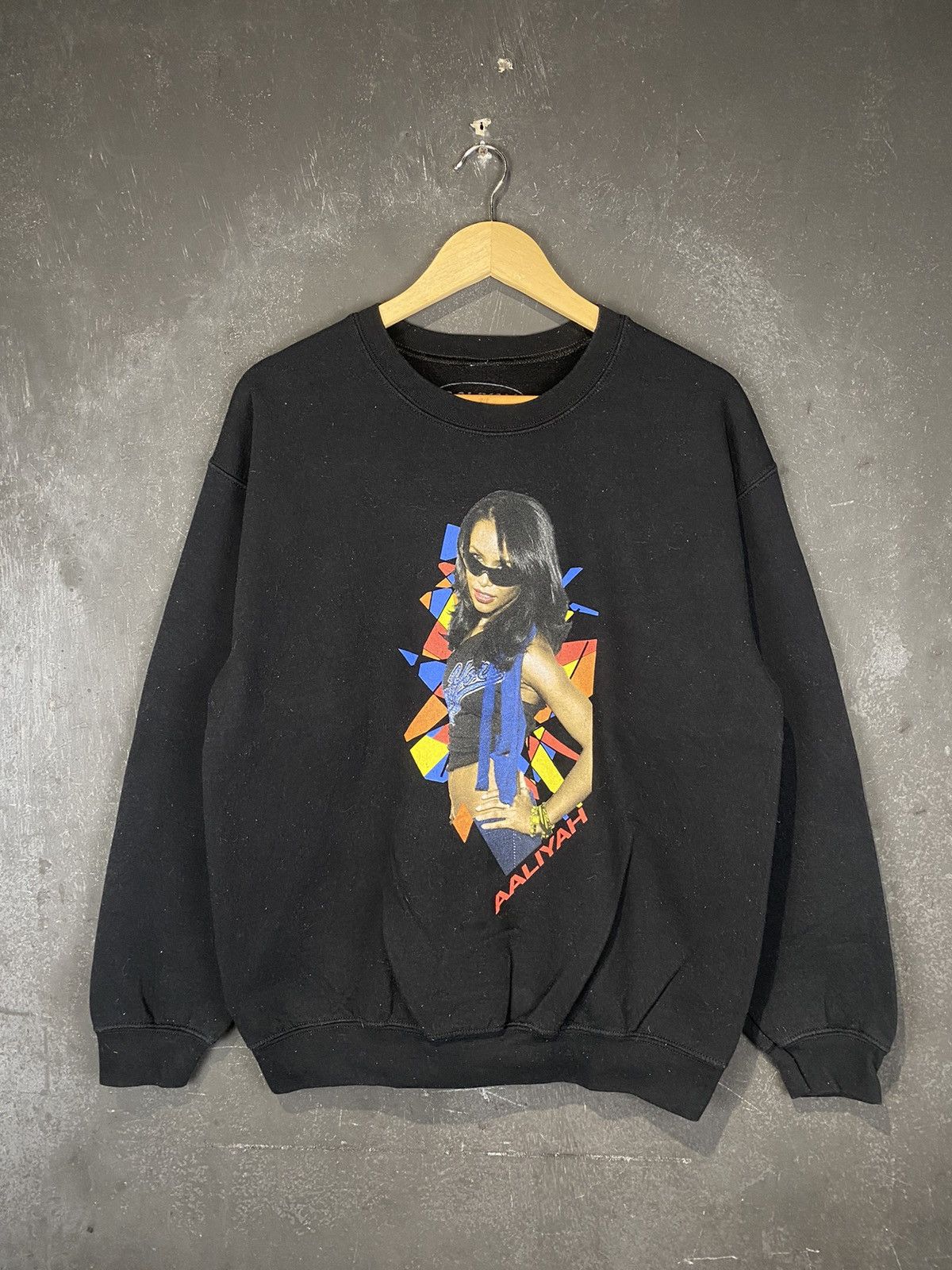 Band Tees × Rap Tees Rare y2k Aaliyah R&B Solo Singer Crewneck Size US M / EU 48-50 / 2 - 2 Thumbnail