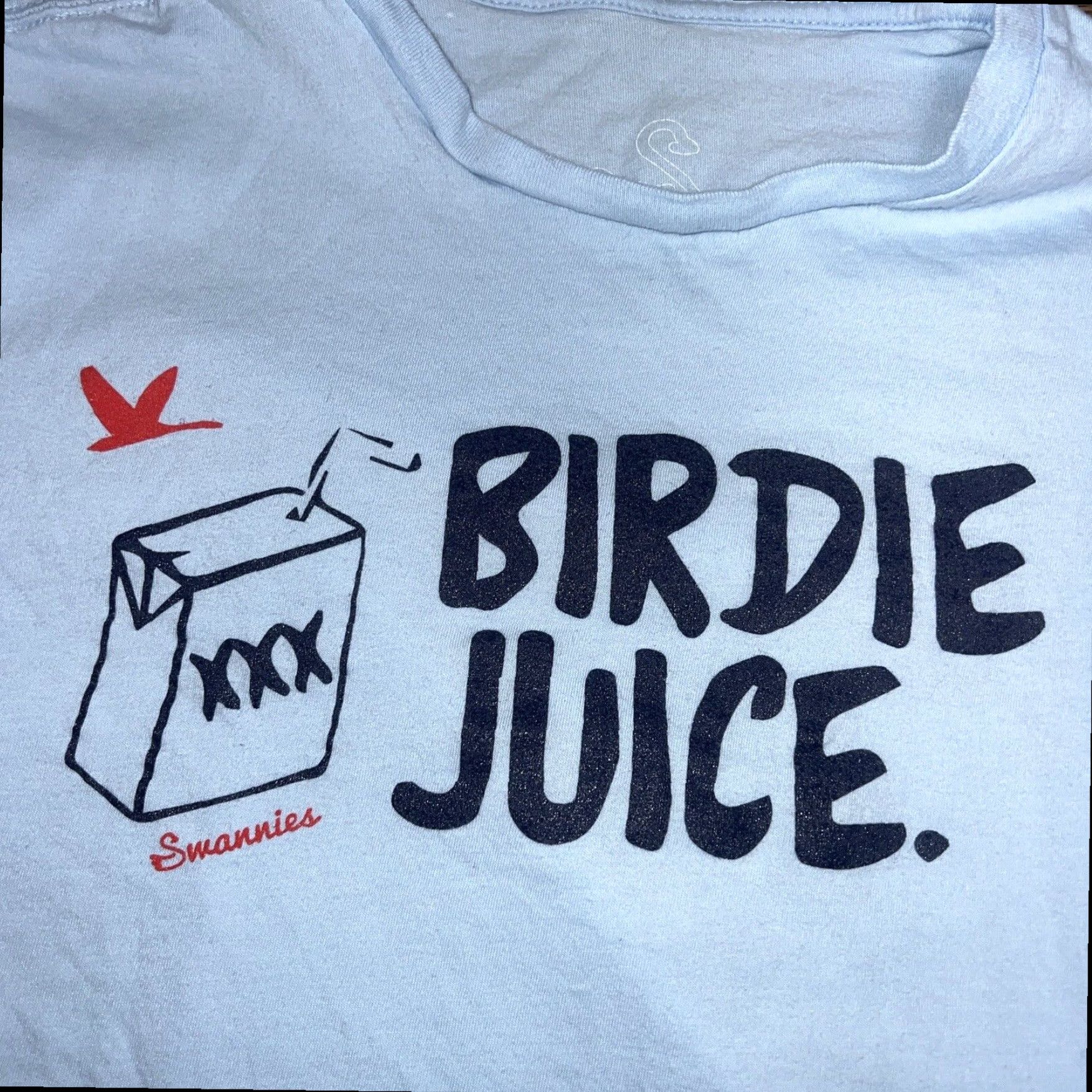 Vintage Swannies Birdie Juice Blue Golf T-Shirt Mens Large Size US L / EU 52-54 / 3 - 5 Thumbnail