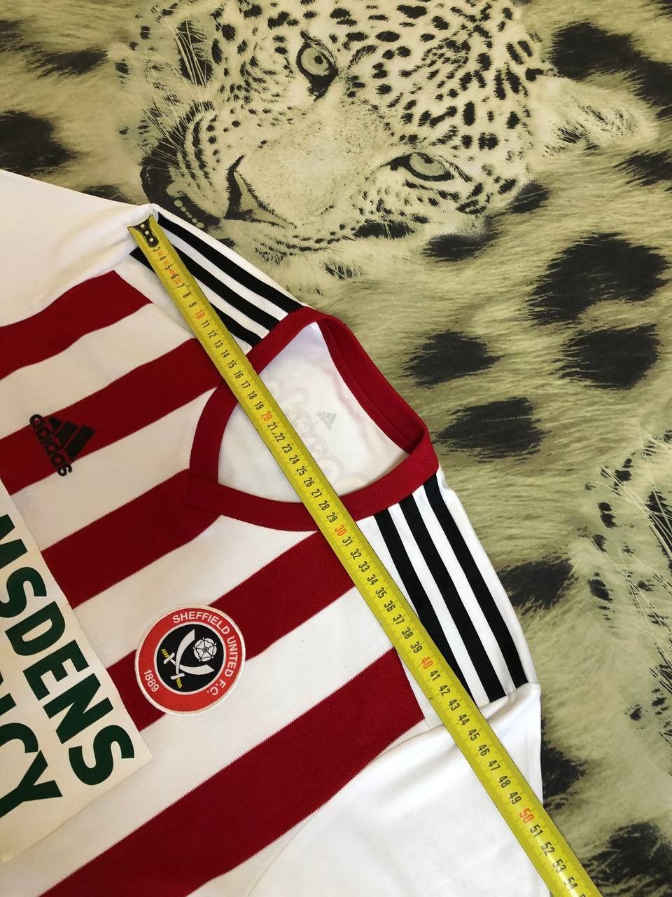 Adidas SHEFFIELD UNITED 2018/2019 HOME FOOTBALL SHIRT ADIDAS Size US L / EU 52-54 / 3 - 8 Thumbnail