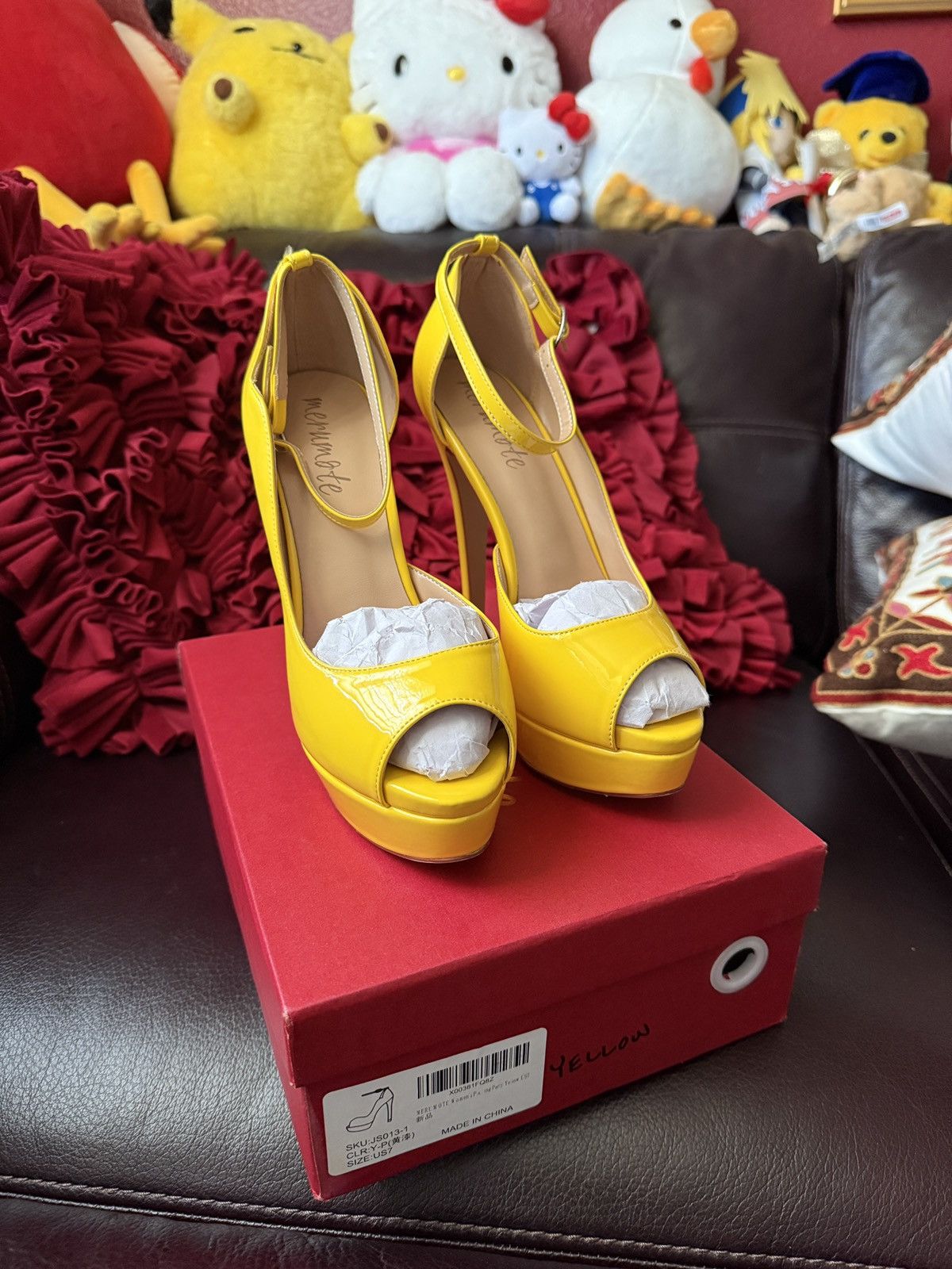 The Unbranded Brand Women's Party SexyPlatform Nightclub Peep Toe Sandals size 7 Size US 7 / IT 37 - 1 Thumbnail