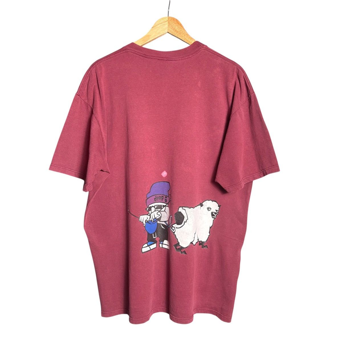 Vintage Vintage 90s Deep 6 Skateboard Graffiti USA T-Shirt Size US XL / EU 56 / 4 - 1 Thumbnail