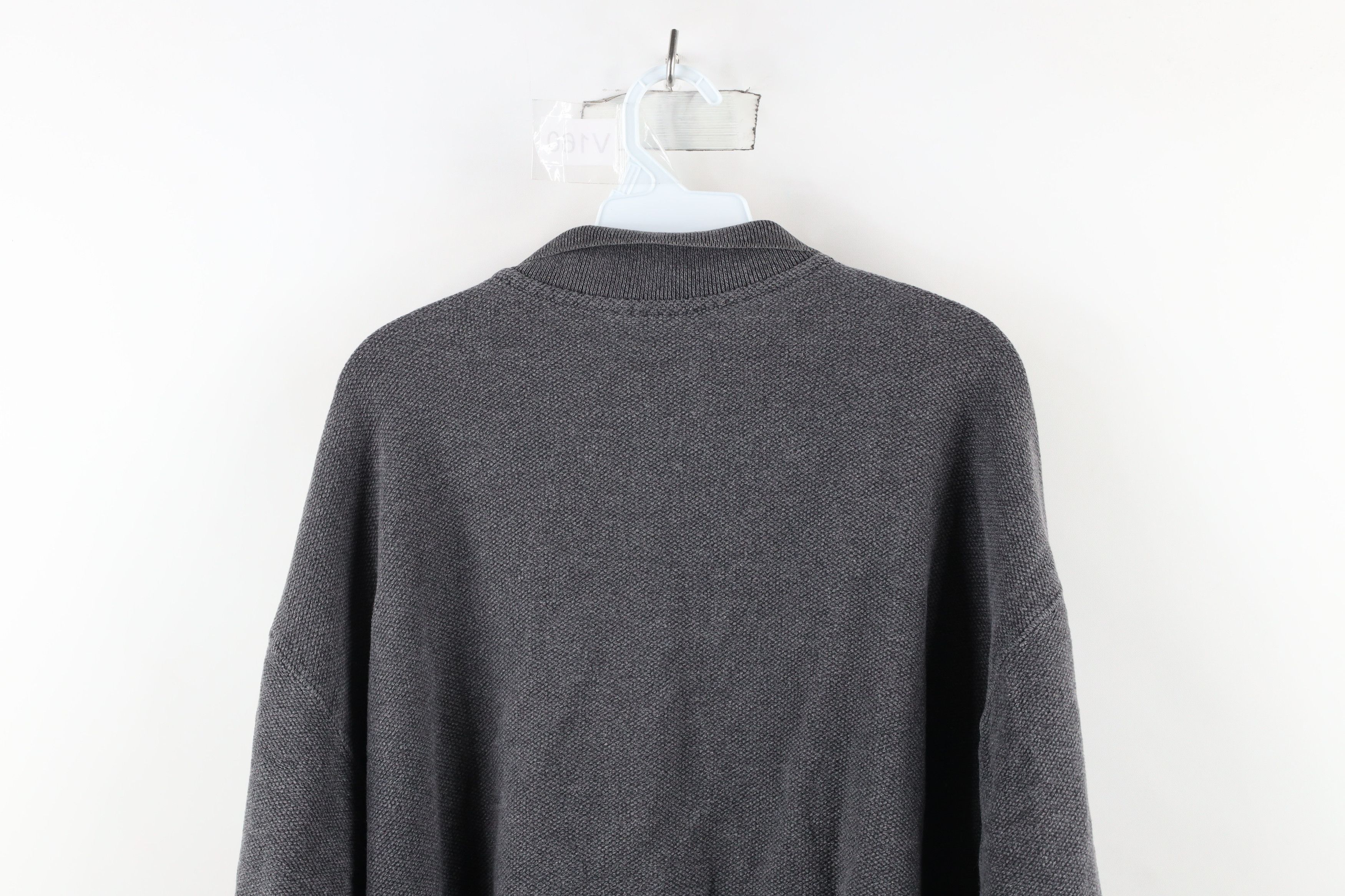Lands' End × Vintage Vintage 90s Lands End Knit Boxy Fit Long Sleeve Polo USA Size US L / EU 52-54 / 3 - 10 Thumbnail