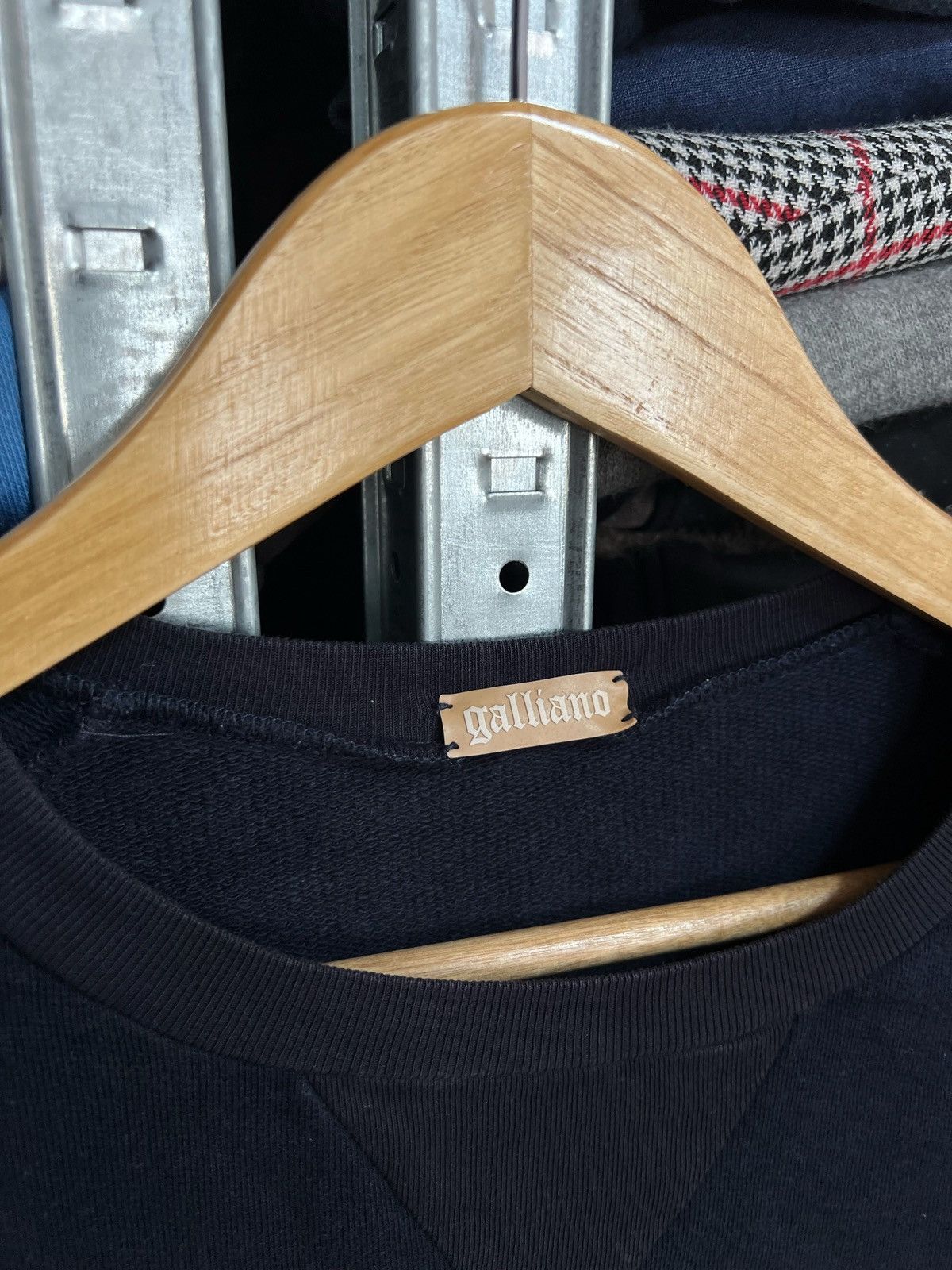 John Galliano John Galliano Big Logo Long Sleeve Sweatshirt Sz S Pullover Size S / US 4 / IT 40 - 2 Thumbnail