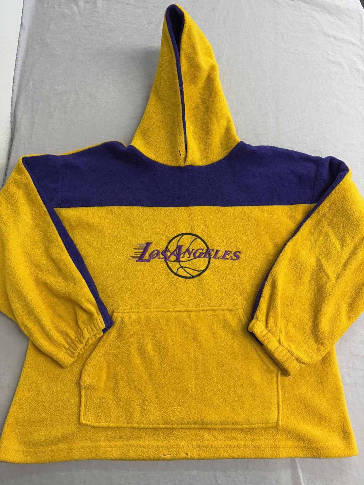 Lee VTG 90s LA Lakers Fleeece Hoodie Made in USA Los Angeles L Size US L / EU 52-54 / 3 - 1 Thumbnail