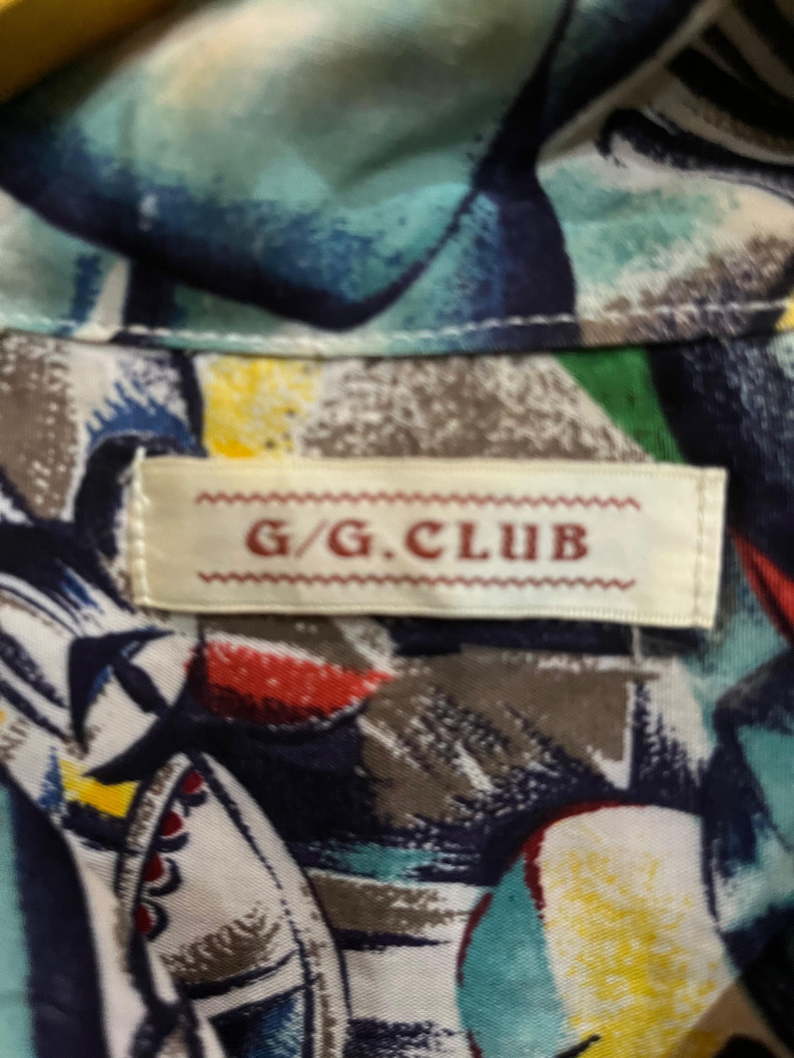 Vintage Vintage G/G CLUB crazy Hawaiian shirts Size US M / EU 48-50 / 2 - 2 Thumbnail