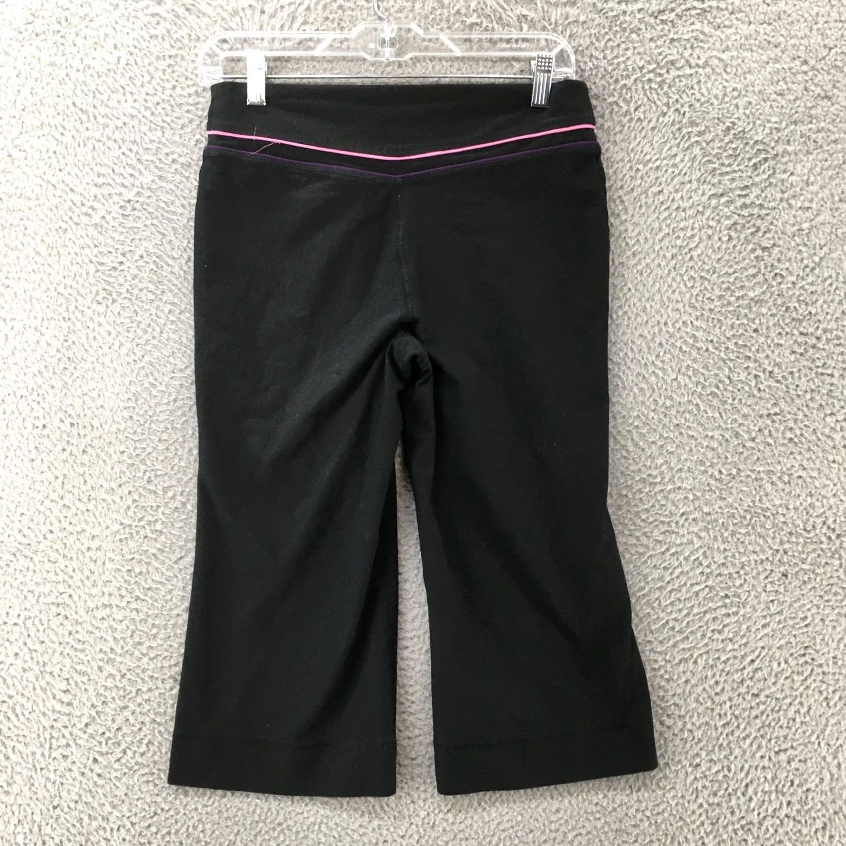 Nike Nike Dri-Fit Wide-Leg Sweat Shorts Womens Small Black Mid Rise Size 28" / US 6 / IT 42 - 7 Thumbnail