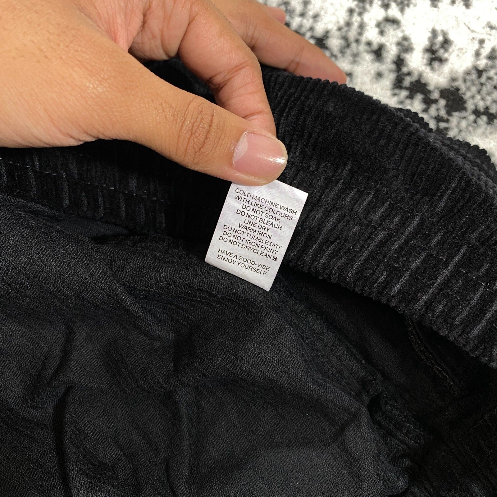 Stussy STUSSY BOX LOGO CORDUROY SHORTS IN BLACK - 32 Size US 32 / EU 48 - 6 Thumbnail