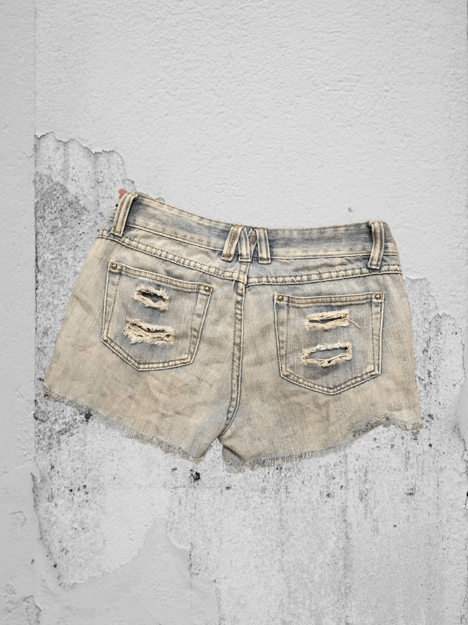 Diesel shorts blue DIESEl Vintage crazy Y2K AVANT-GARDE Size 27" / US 4 / IT 40 - 1 Thumbnail