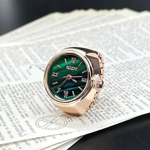 VIBE 3 pieces Vintage Finger Watch Ring Size ONE SIZE - 7 Thumbnail