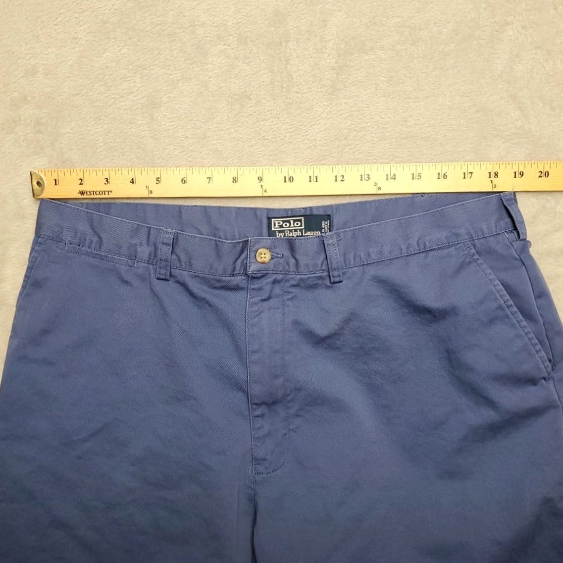 Polo Ralph Lauren Polo Ralph Lauren Shorts Mens 38 Blue Prospect 100% Cotton Twill Chino Outdoor Shorts Size US M / EU 48-50 / 2 - 7 Thumbnail