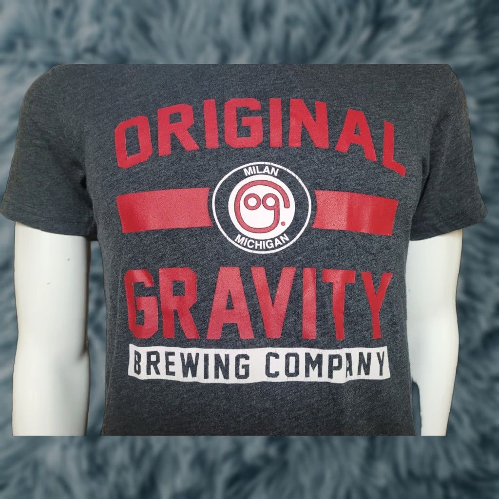 Next Level VINTAGE Original Gravity Brewing Company Milan MI T Shirt Small Hops Logo Craft Beer Size US S / EU 44-46 / 1 - 1 Thumbnail