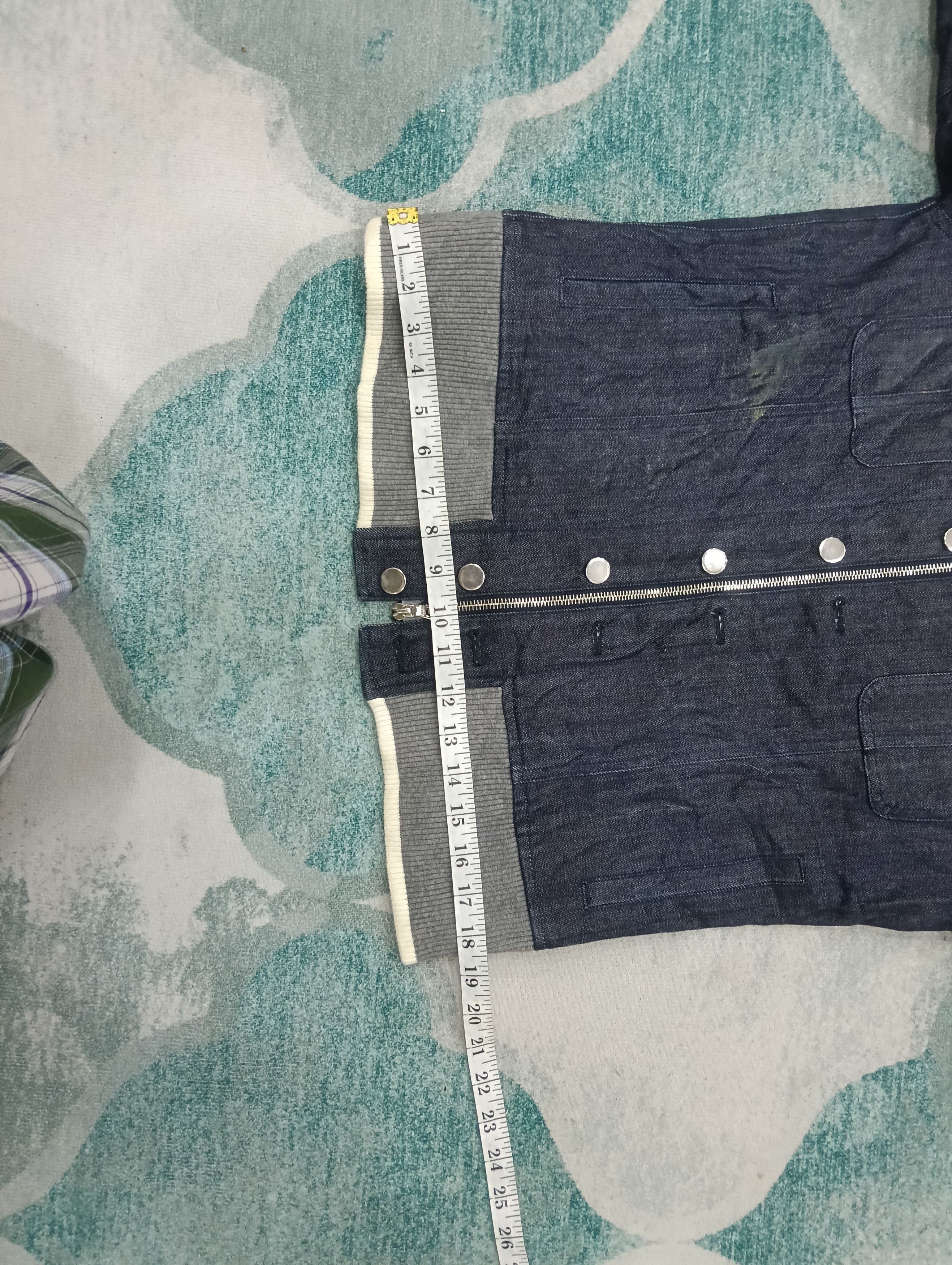 Japanese Brand Kiit Japan Denim Jacket Riri Zipper Size XS / US 0-2 / IT 36-38 - 14 Thumbnail