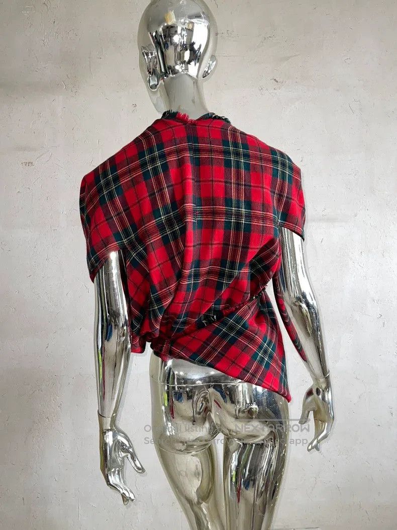 Junya Watanabe Junya Watanabe Scottish Red Cardigan Top Size S / US 4 / IT 40 - 4 Thumbnail