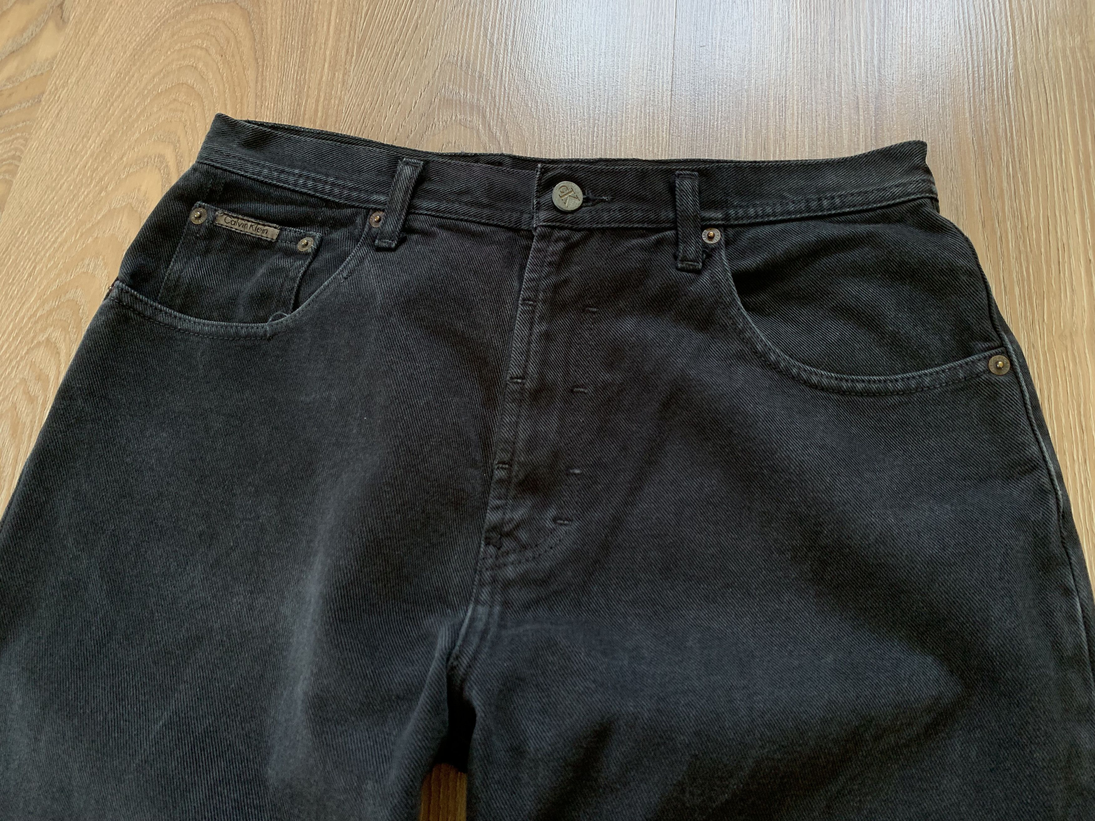 Calvin Klein × Denime Vintage Calvin Klein Black Denim Jeans Size US 32 / EU 48 - 5 Thumbnail