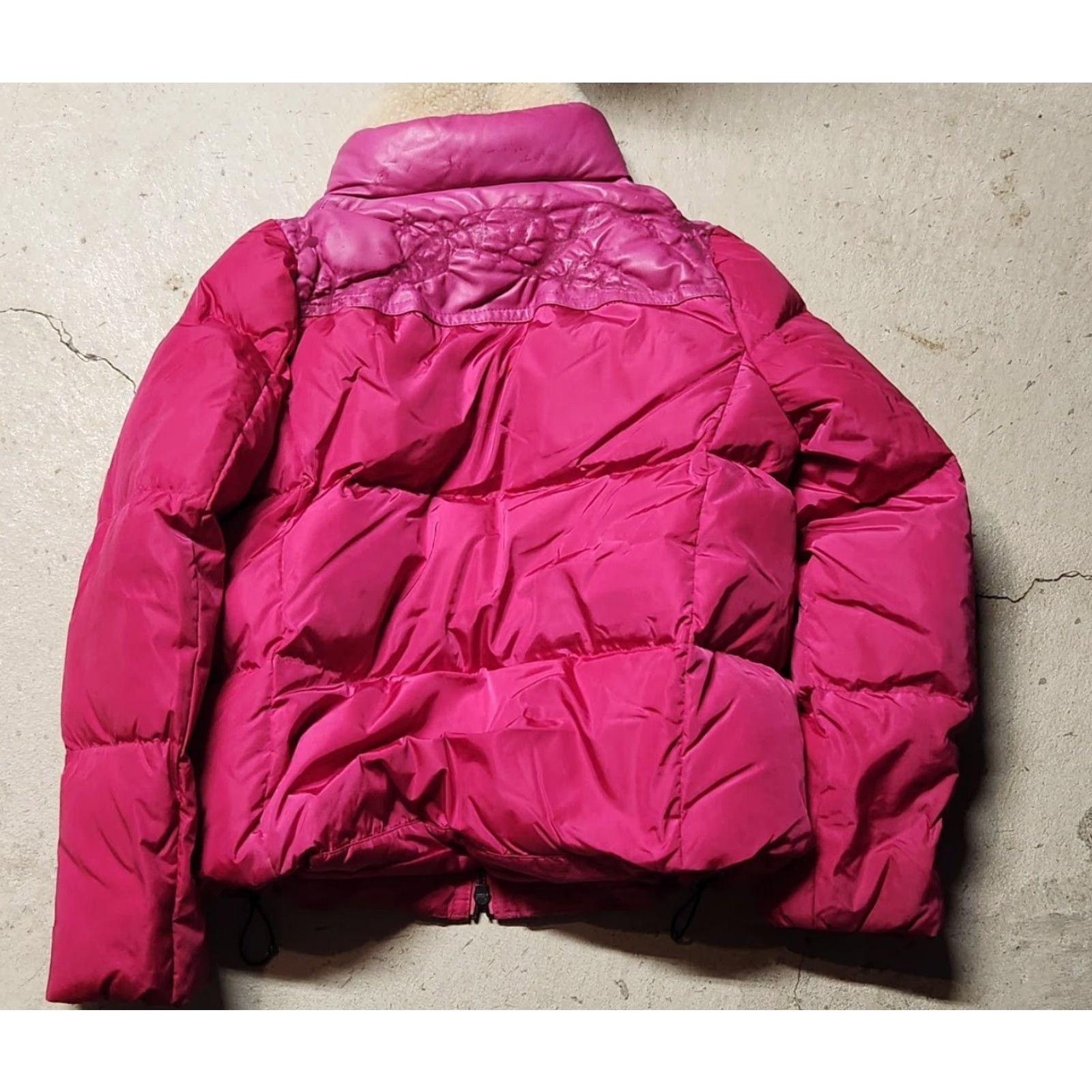 Coach Coach Women Legacy Puffer Jacket Coat Full Zip Down Pink Hip Fuchsia Shearling Fur Trim Down Insulation Regular L Women Size L / US 10 / IT 46 - 2 Thumbnail