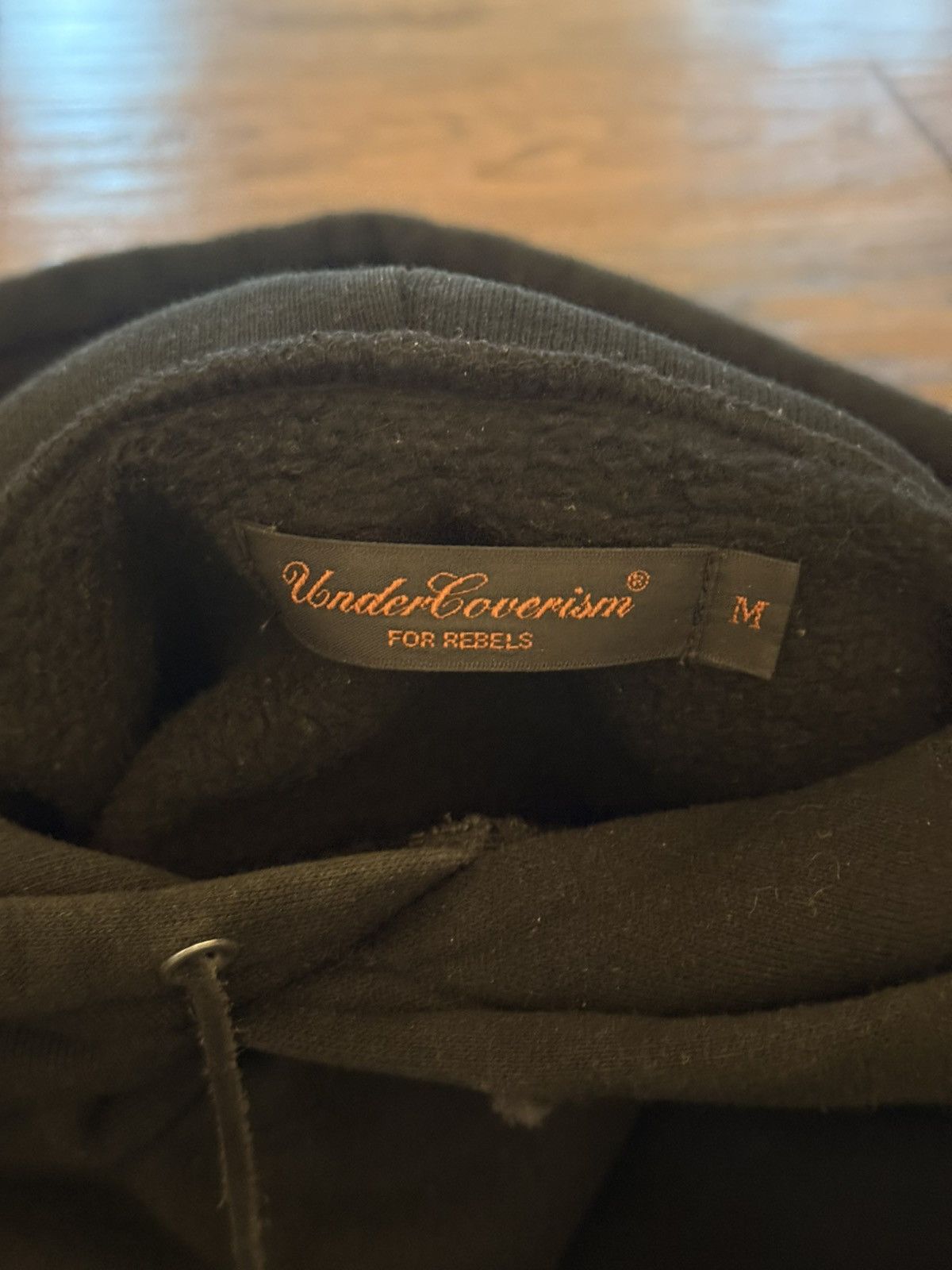Undercover Undercover Leather layered hoodie Size US M / EU 48-50 / 2 - 5 Thumbnail