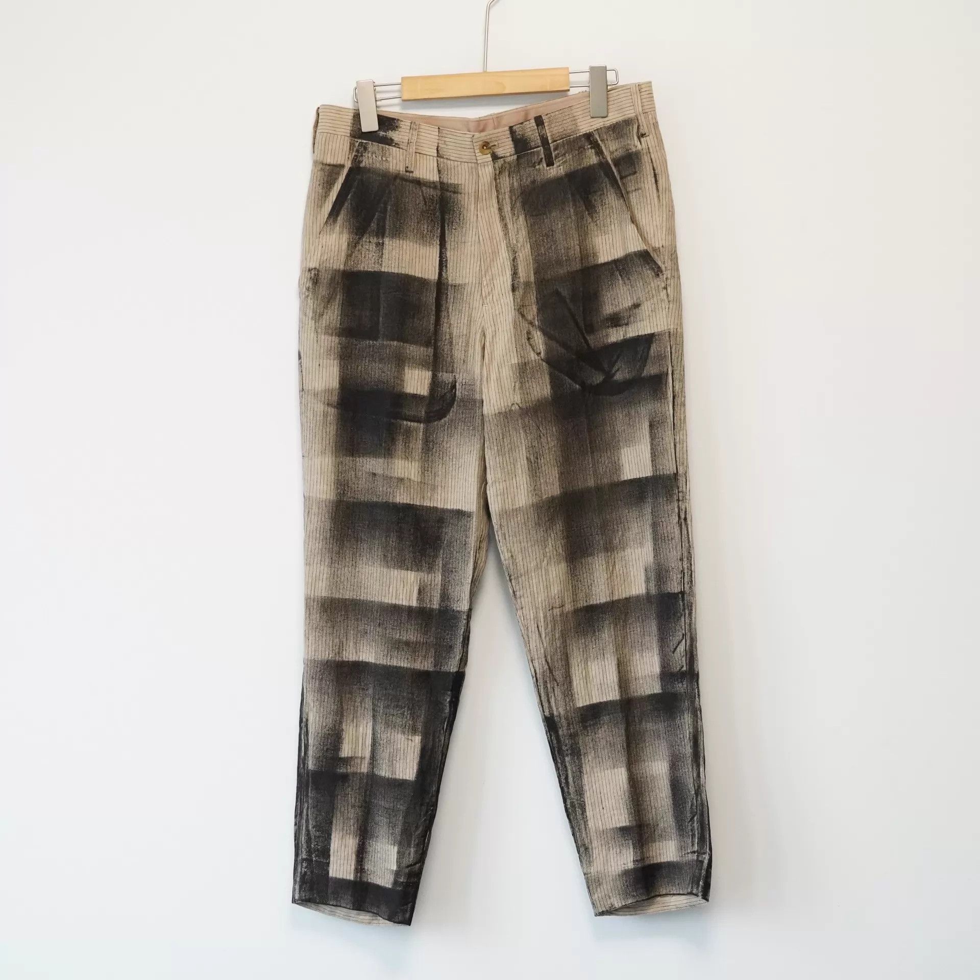 Yohji Yamamoto Yohji Yamamoto 15SS Xun Mao Hand-Dyed Pants Size 2 Size US 32 / EU 48 - 1 Thumbnail