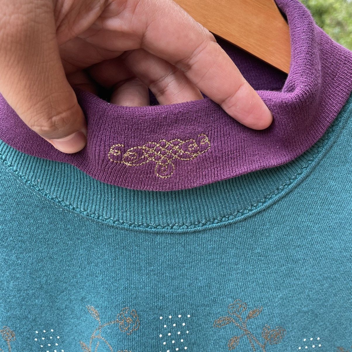 Vintage 🔥Vintage 90s Gopher Sports Motive Flower Sweatshirts Size US M / EU 48-50 / 2 - 8 Thumbnail
