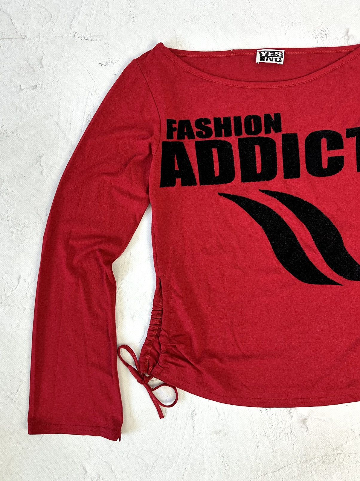 If Six Was Nine Vintage Flared Seeve Red Printed Sweater Size M / US 6-8 / IT 42-44 - 2 Thumbnail