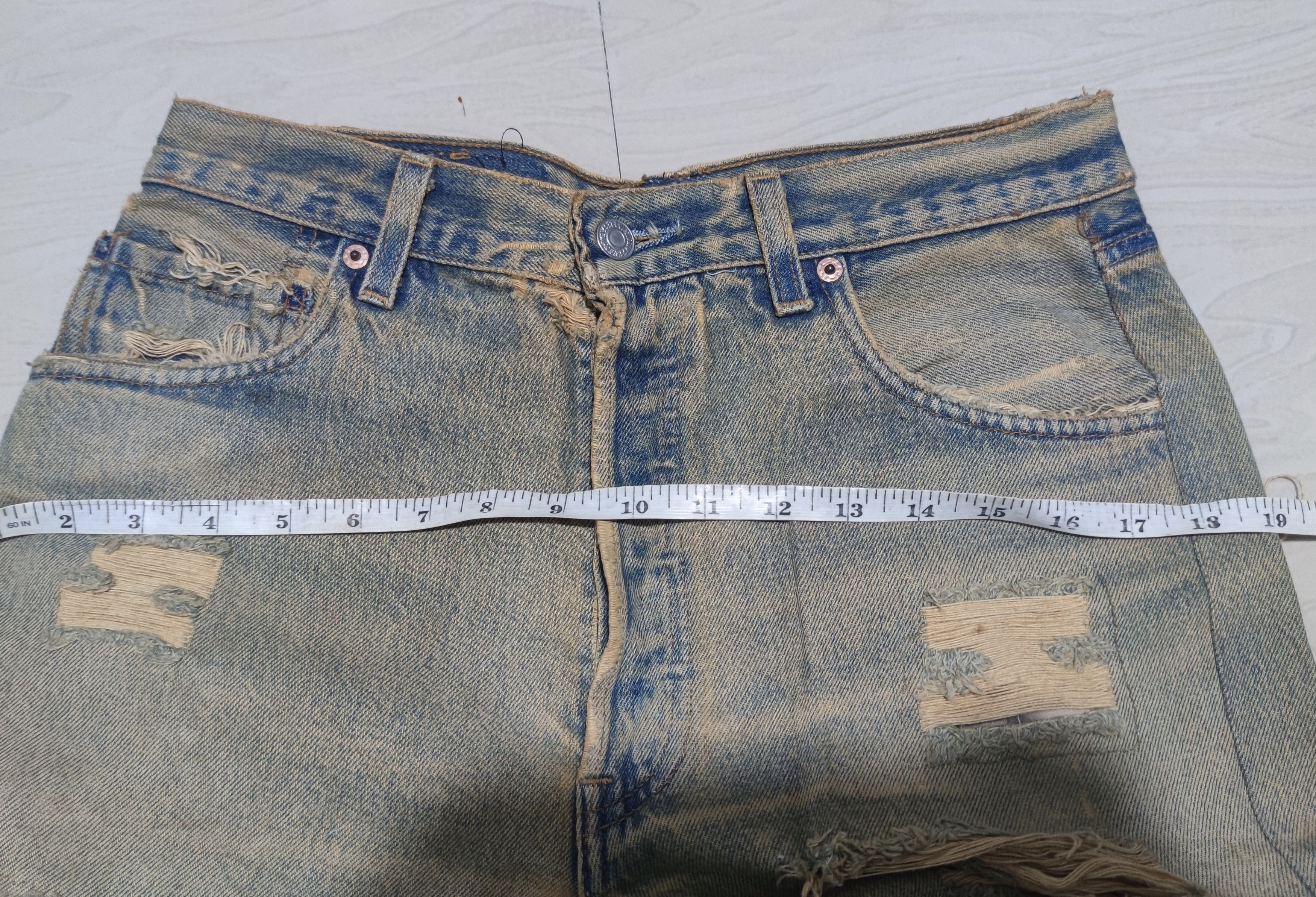 Levi's 60s big E distressed Levis 501 Size US 30 / EU 46 - 14 Thumbnail