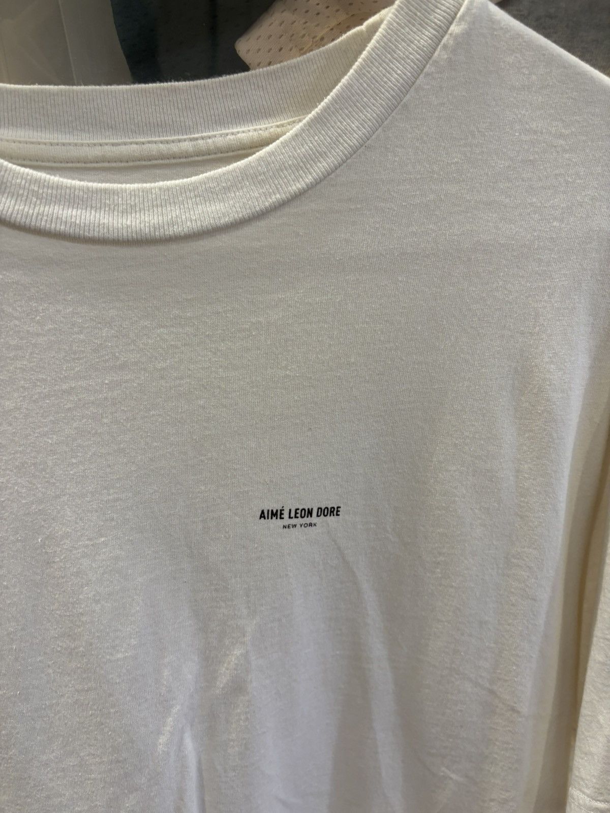 Aime Leon Dore Aime Leon Dore Basic White T with Basketball design Size US L / EU 52-54 / 3 - 3 Thumbnail