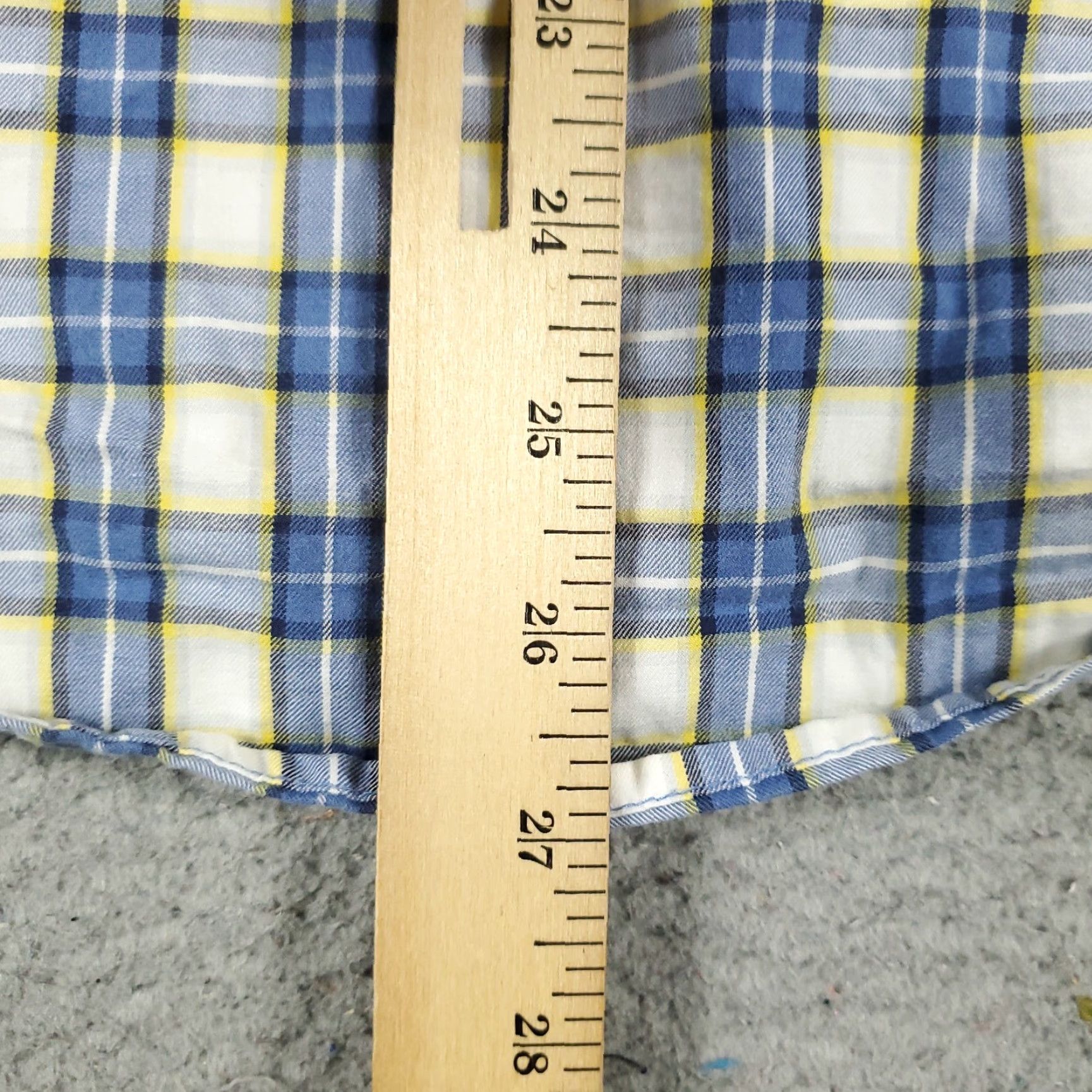 Abercrombie & Fitch Abercrombie & Fitch Shirt Mens Medium Blue Plaid Button-Up Long Sleeve Casual" Size US M / EU 48-50 / 2 - 4 Thumbnail