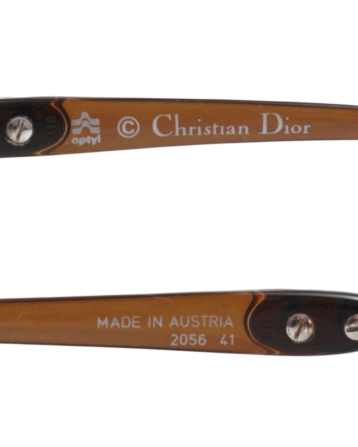 Dior 1980S CHRISTIAN DIOR OPULENT BUTTERFLY OPTYL 2056 SUNGLASSES Size ONE SIZE - 7 Thumbnail