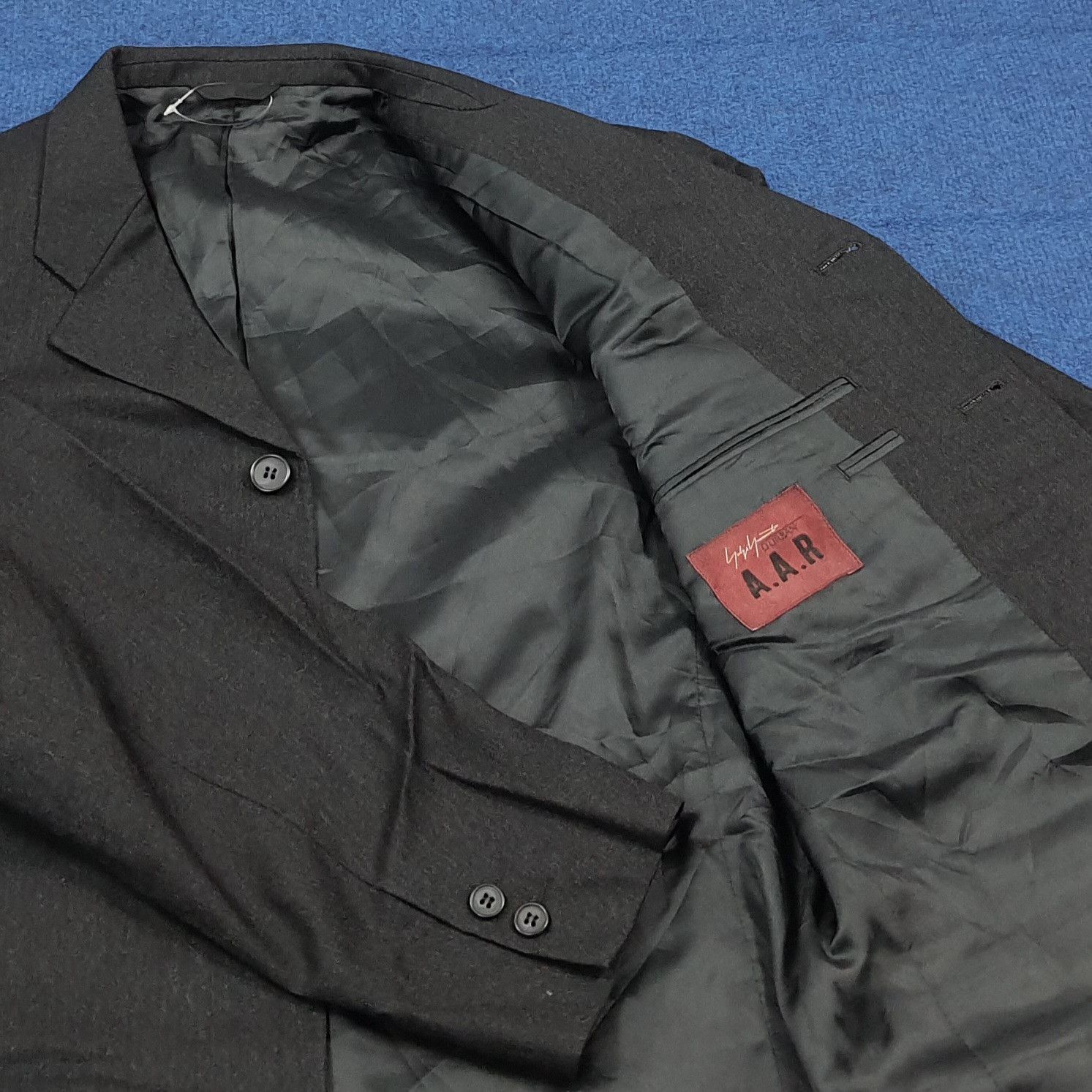 Yohji Yamamoto Vintage Yohji Yamamoto A.A.R x D'Urban Wool Blazer C290N20 Size 38R - 6 Thumbnail