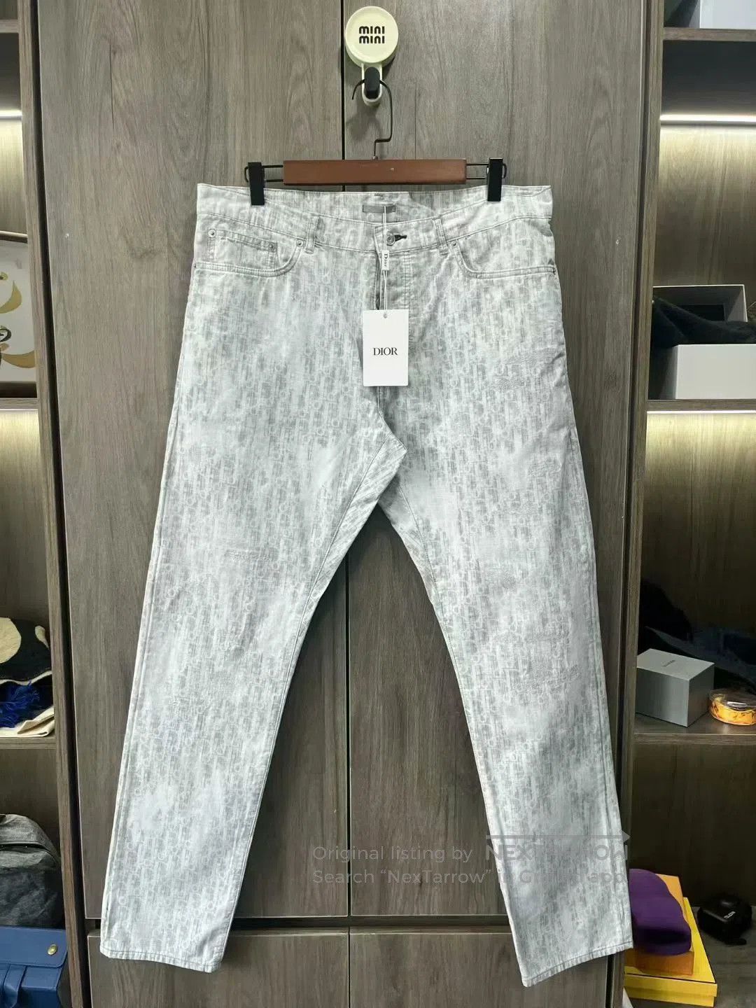 Dior Dior Monogram Printed Jeans Size 34. Size US 34 / EU 50 - 1 Thumbnail