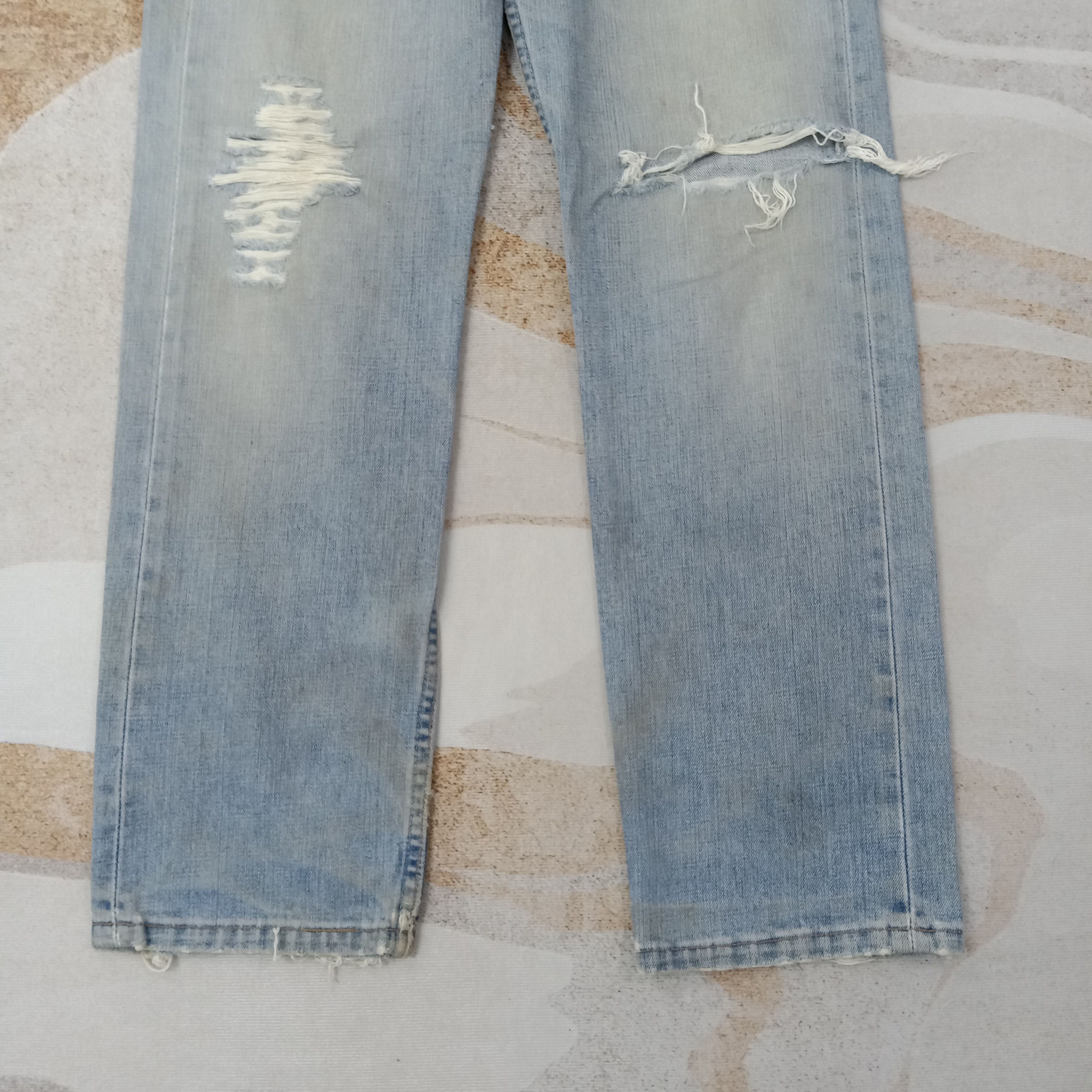 Levi's Levi's 501 American Distressed Style Denim Jeans C228N35 Size US 28 / EU 44 - 5 Thumbnail