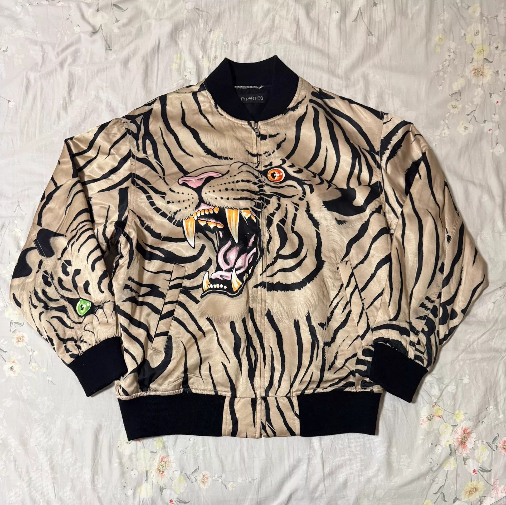 Wacko Maria Wacko Maria x Tim Lehi 22AW Tiger Padded Jacket Yellow L Size US L / EU 52-54 / 3 - 1 Thumbnail