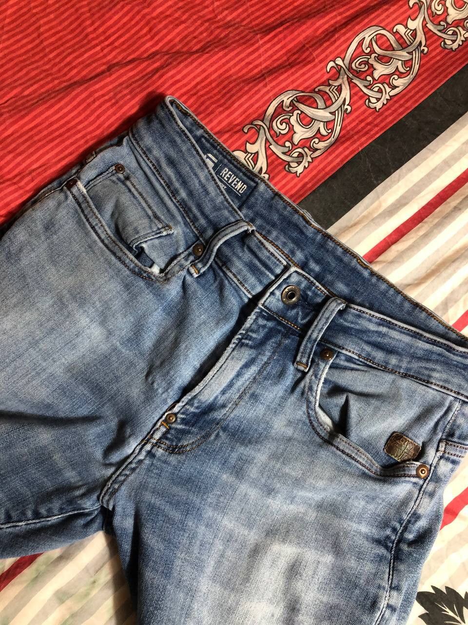 G-Star × Japanese Brand Crazy Crash Dirty Baggy Faded Jean Japan Avant Garde Style Size US 30 / EU 46 - 6 Thumbnail