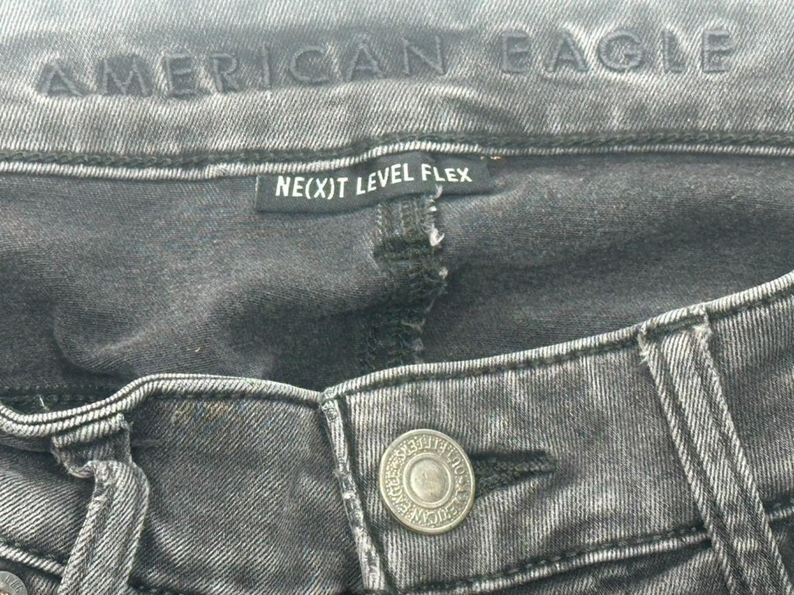 American Eagle Outfitters American Eagle Distressed Flex Denim Jeans Gray Mens 28/30 Size US 28 / EU 44 - 5 Thumbnail