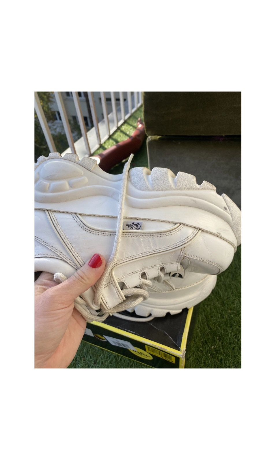 Buffalo London Buffalo white platform boots size 39eu Size US 8 / IT 38 - 4 Thumbnail
