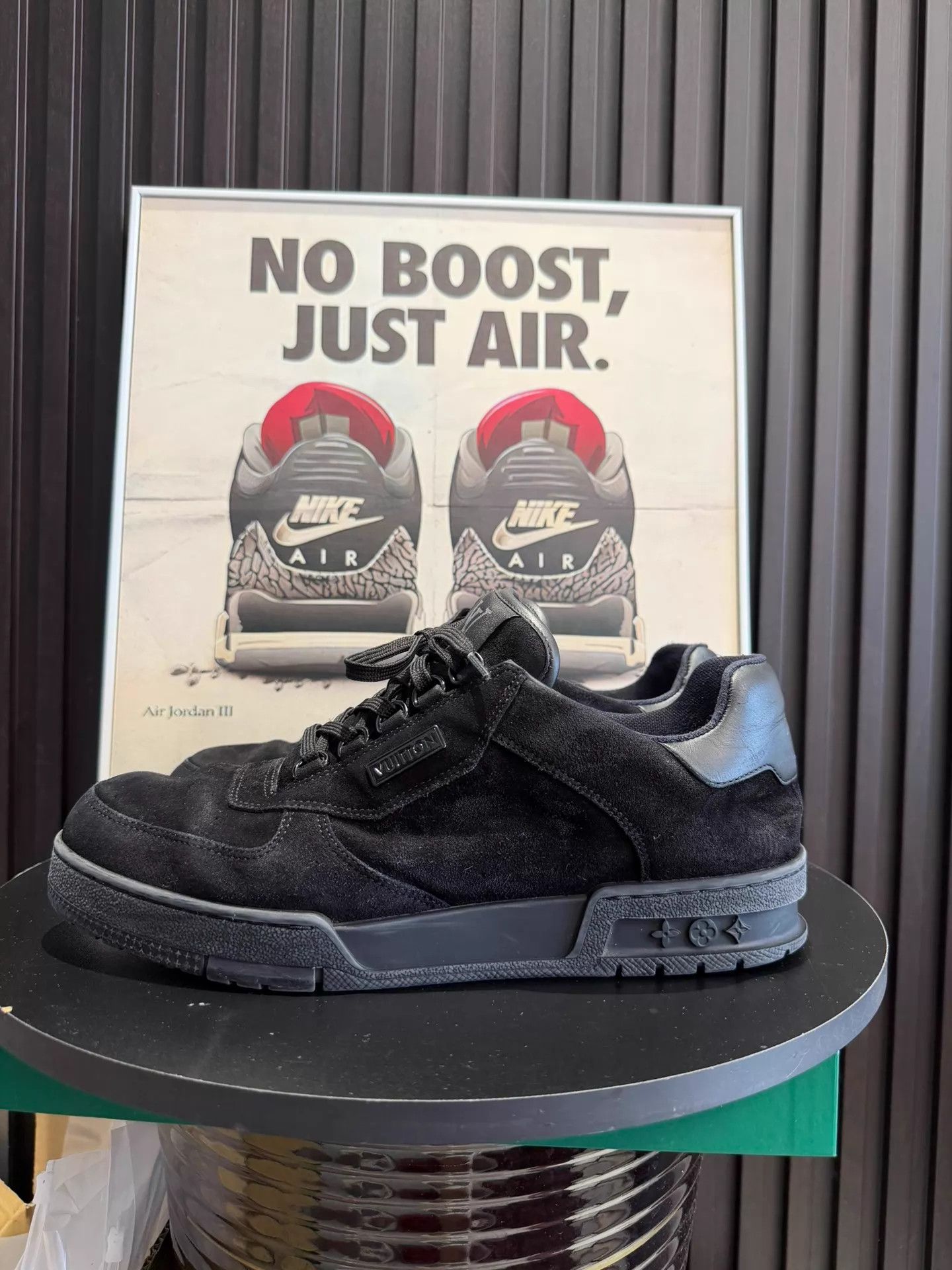 Louis Vuitton LV Trainer Black UK8 (42) 1A5YSD Size US 9 / EU 42 - 1 Thumbnail