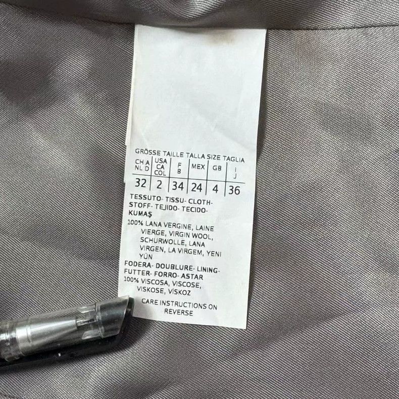 Max Mara Max Mara Grey mid-length coat Size L / US 10 / IT 46 - 4 Thumbnail